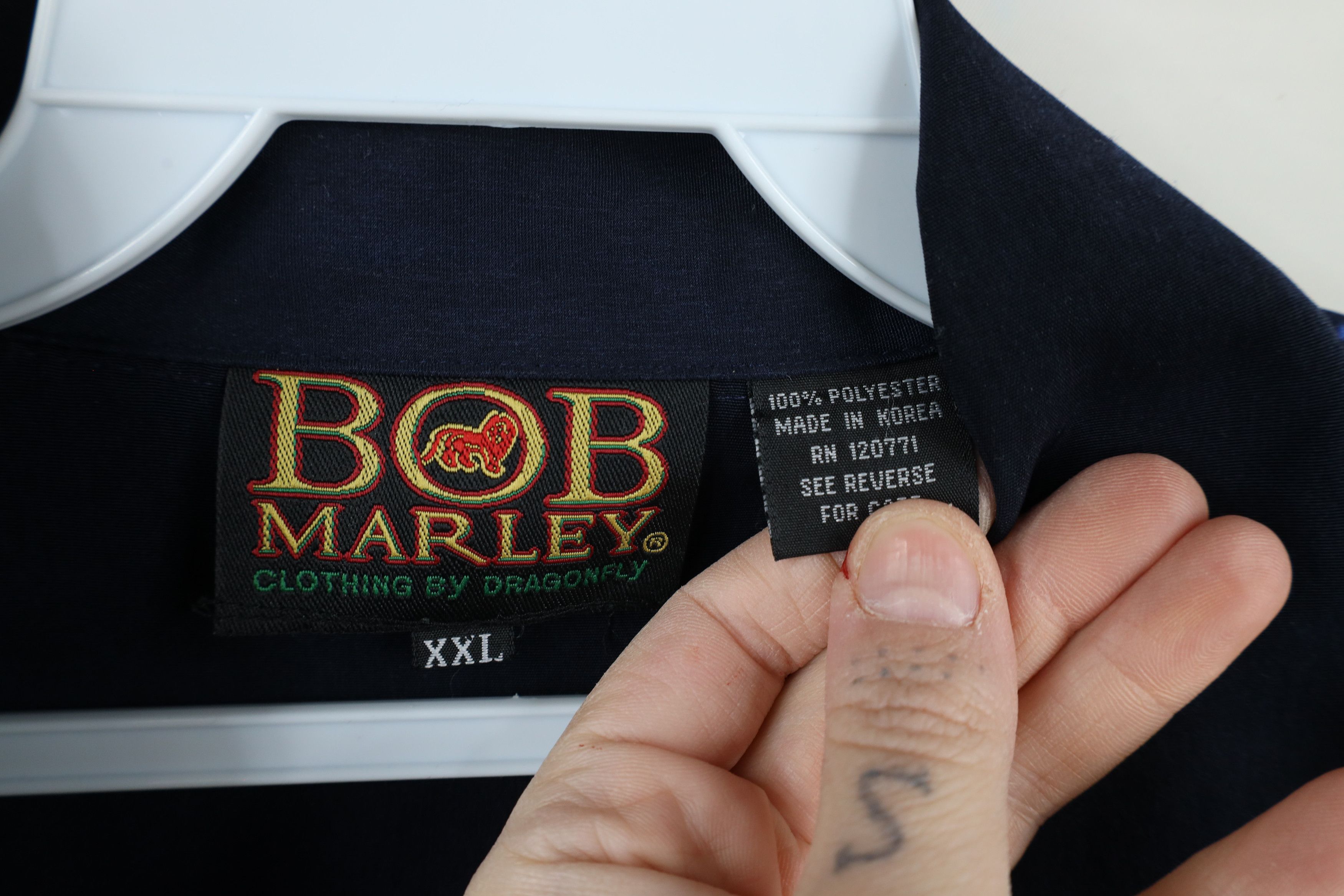 Vintage Vintage 90s Y2K Streetwear Print Bob Marley Button Shirt Size US XXL / EU 58 / 5 - 8 Thumbnail