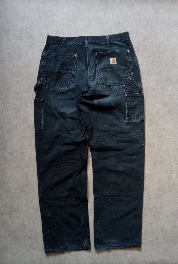 Carhartt Crazy Vintage Carhartt Double Knee Pants Faded Distressed Size US 32 / EU 48 - 2 Thumbnail