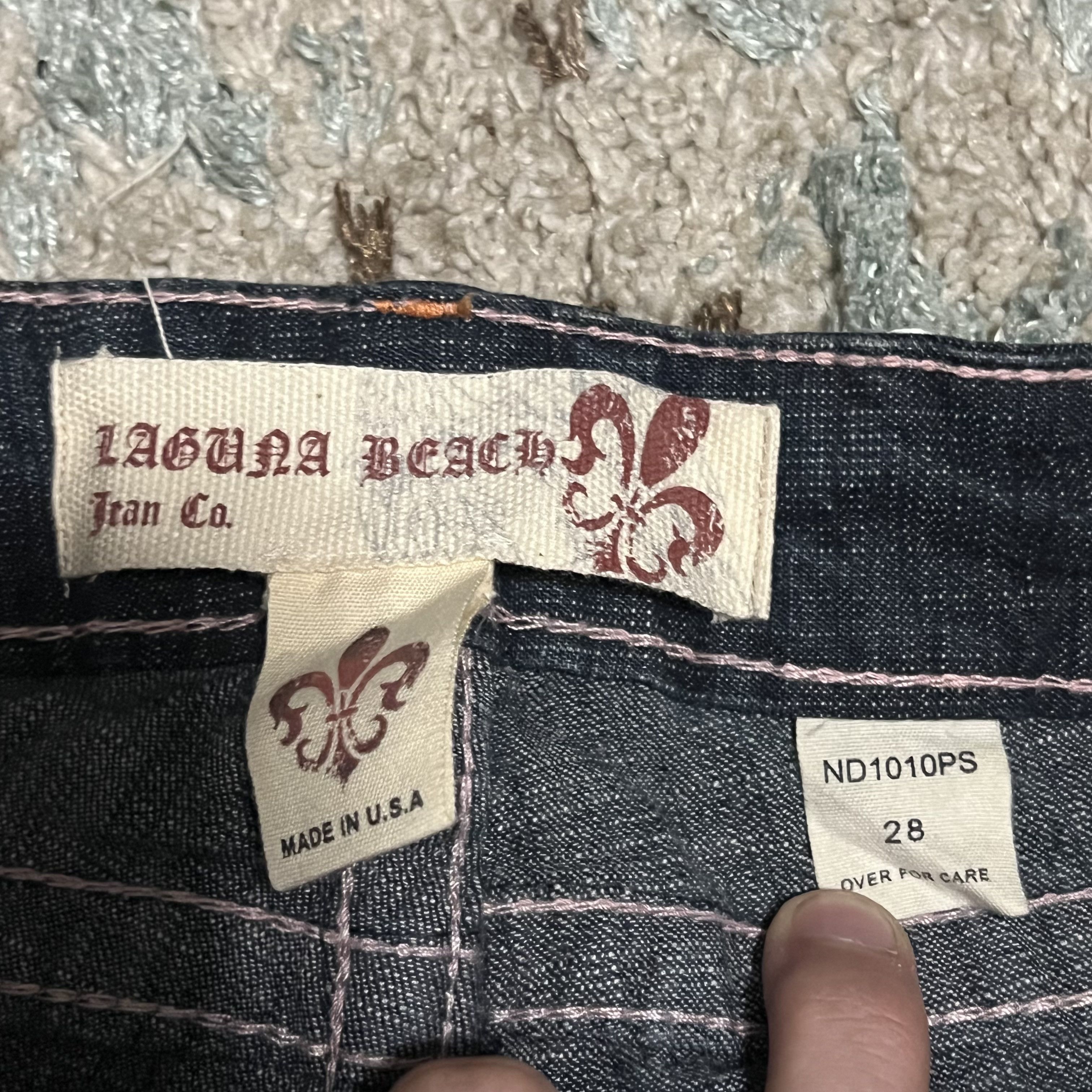 Ed Hardy × Miss Me × True Religion Vintage NWT Laguna Beach Straight Jeans Size 28x28 Y2K Size 28" / US 6 / IT 42 - 7 Thumbnail
