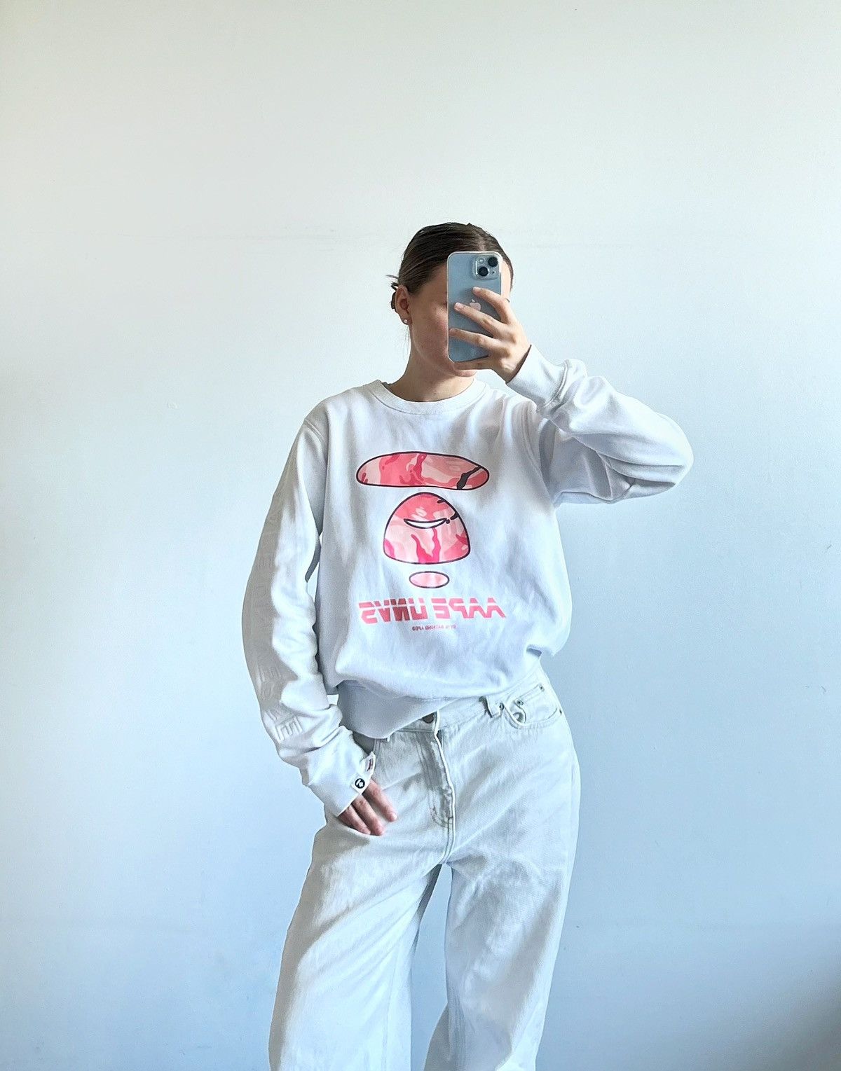 Aape Vintage sweatshirt a bathing ape aape big logo Size US XS / EU 42 / 0 - 1 Thumbnail