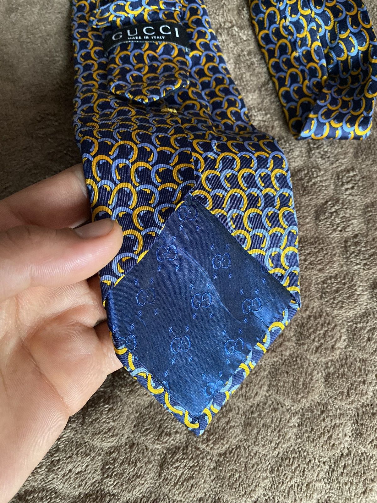 Gucci Vintage Gucci tie Size ONE SIZE - 10 Thumbnail