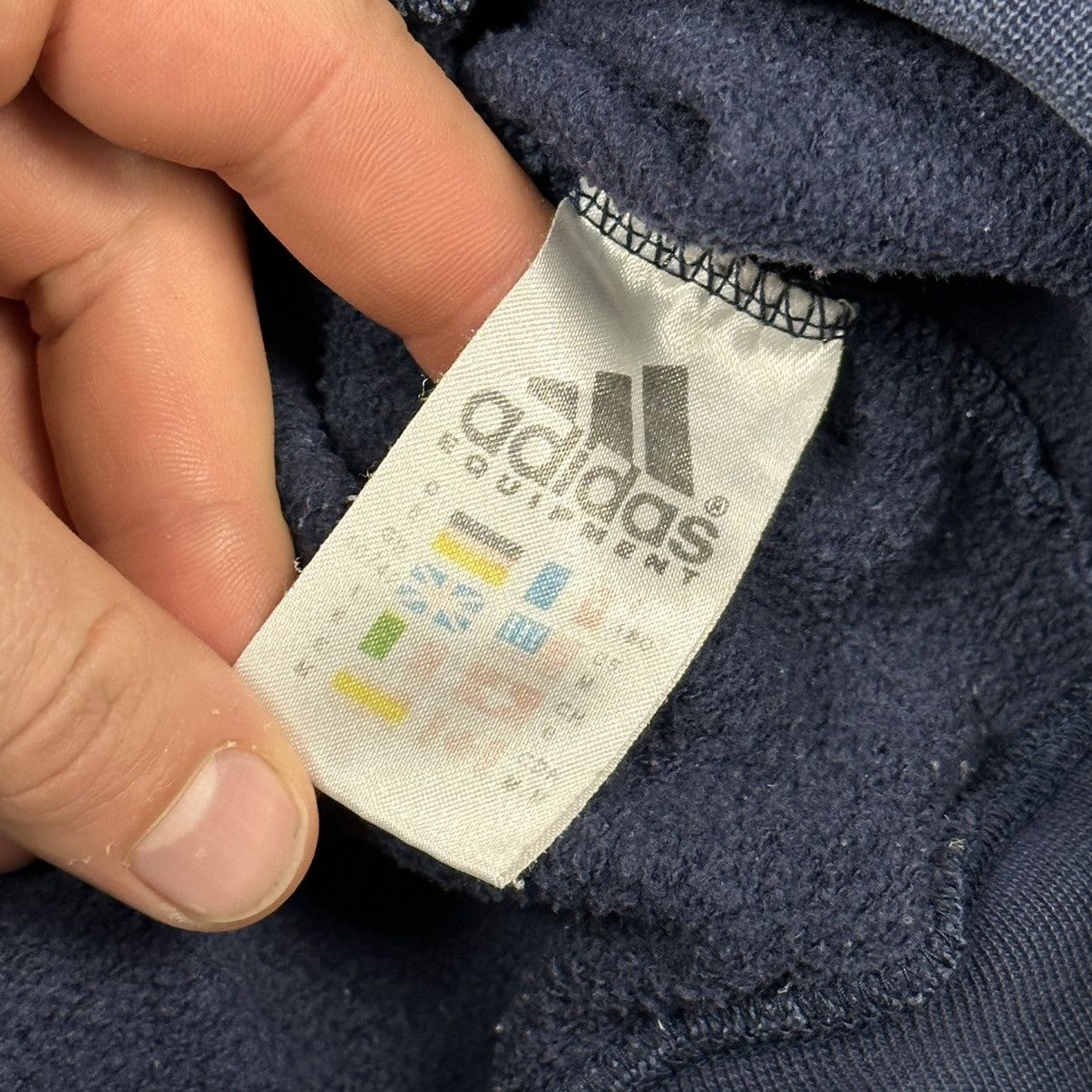 Adidas × Vintage Vintage 90s Adidas Equipment 1/4 Zip Sweatshirt Blue Size US M / EU 48-50 / 2 - 14 Thumbnail