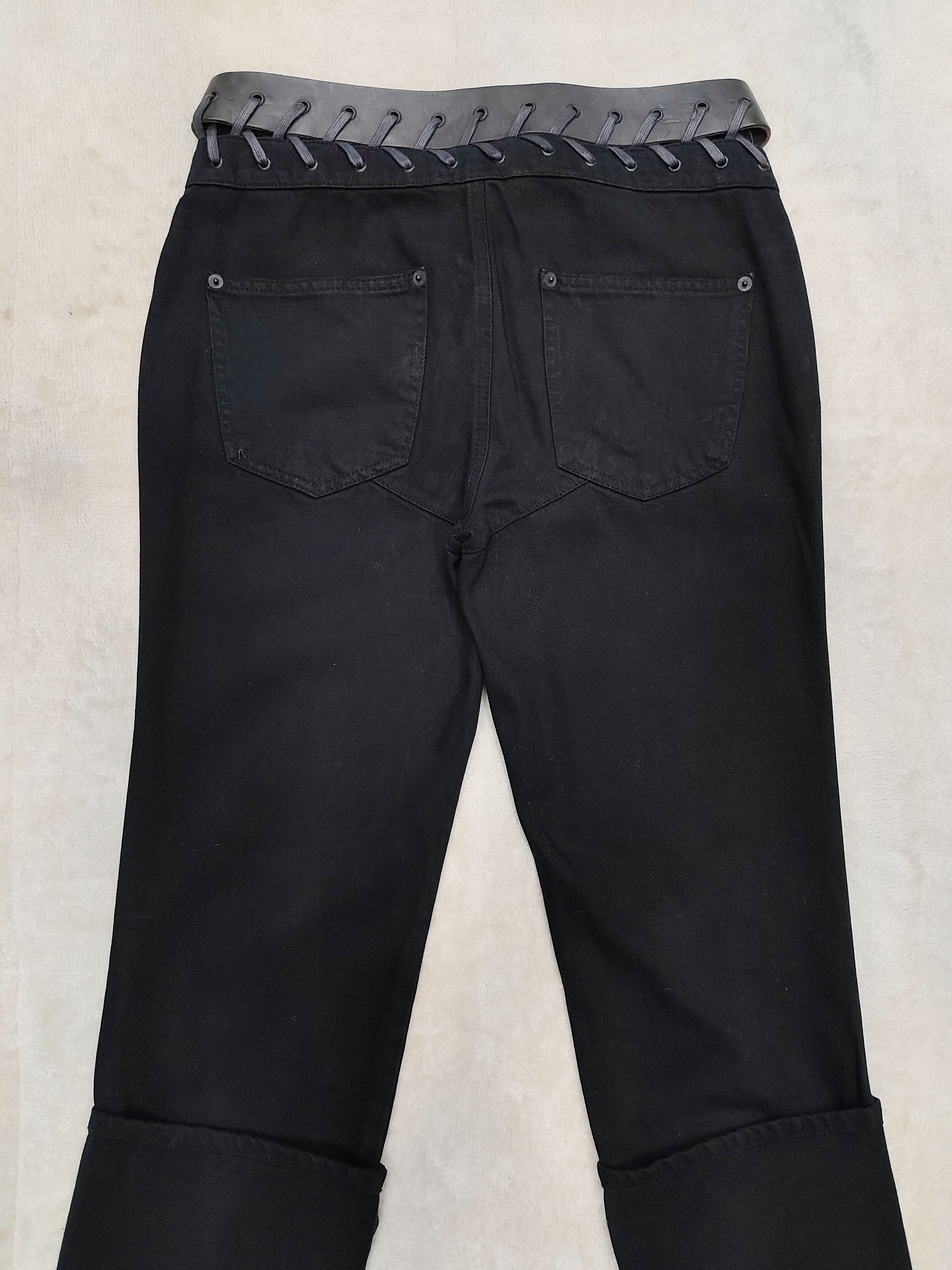 Alexander McQueen Alexander McQueen❤️‍🔥Gothic Bondage Lace Up Belted Pants Size US 31 - 6 Thumbnail