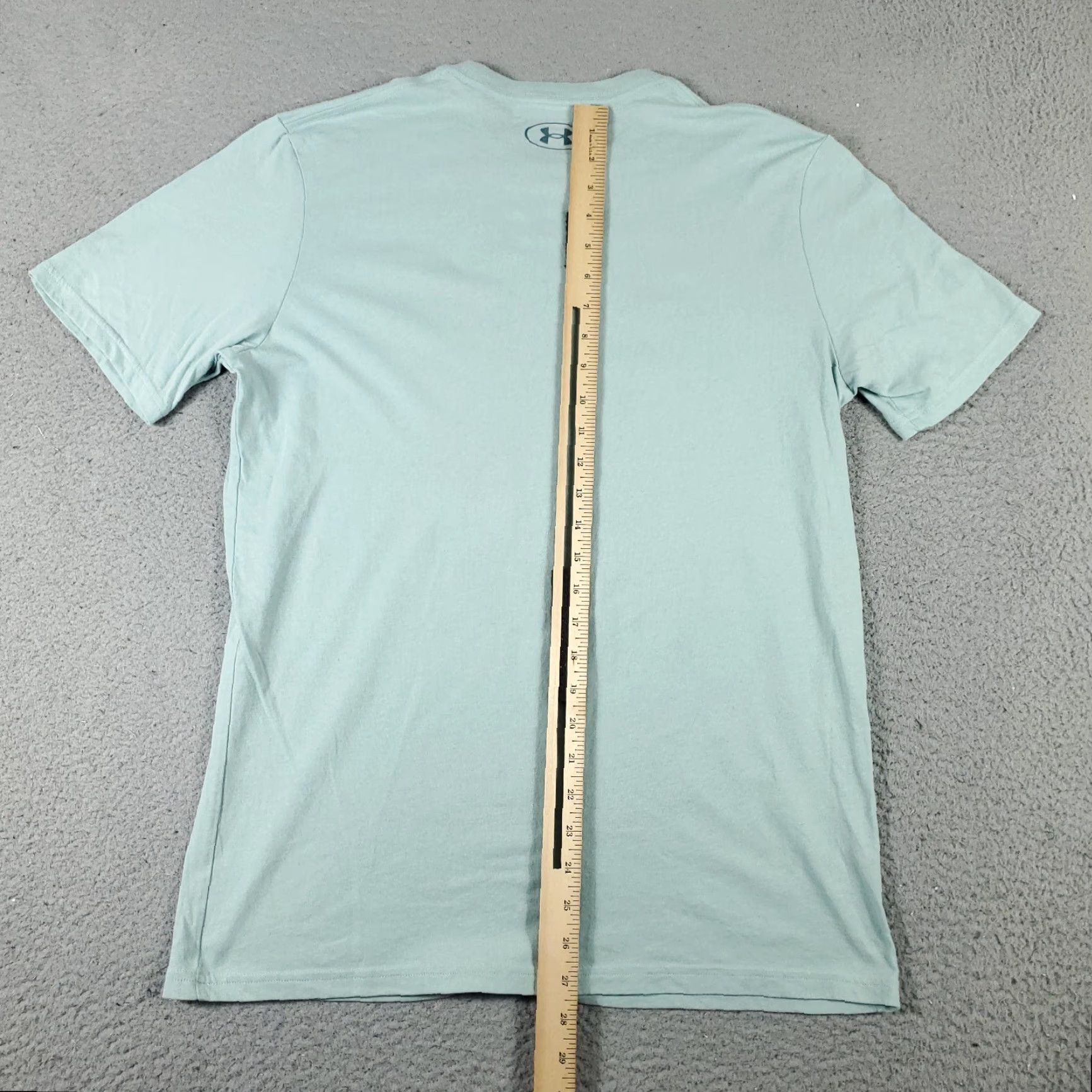Under Armour Under Armour T-Shirt Mens M Blue Casual Short Sleeve Crew Neck Logo Cotton Blend Size US M / EU 48-50 / 2 - 4 Thumbnail