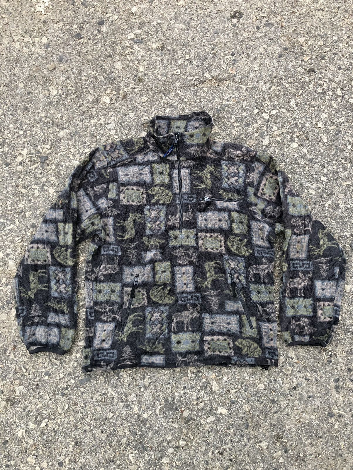 L.L. Bean NATIVE LL BEAN FLEECE HALF ZIPPER Size US M / EU 48-50 / 2 - 1 Thumbnail