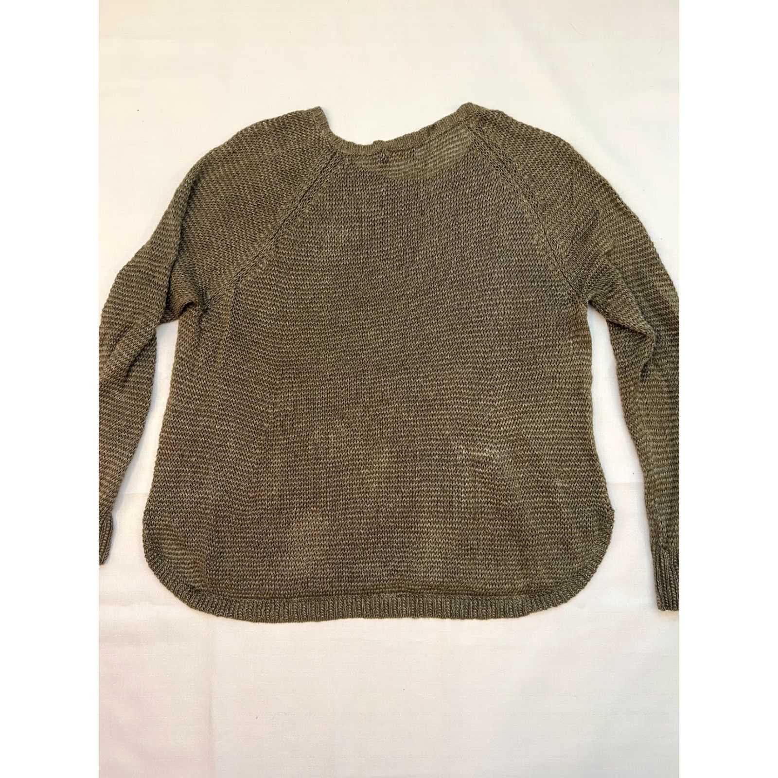 Polo Ralph Lauren VINTAGE Polo Ralph Lauren Sweater Women's XL Green Heather Cable Knit Cotton Pullover NW Size XL / US 12-14 / IT 48-50 - 3 Thumbnail