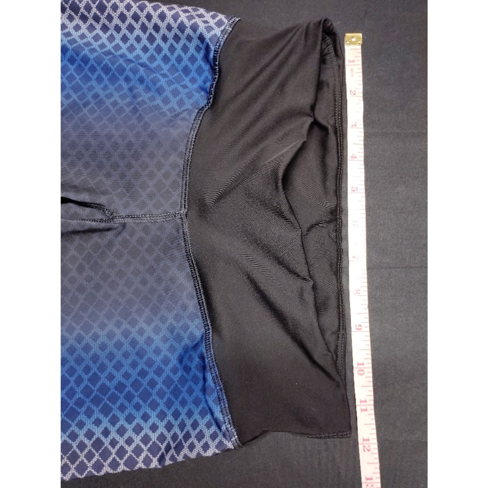 Champion Champion Blue Geometric Print Leggings with Black Waistband Size 24" / US 00 / IT 34 - 5 Thumbnail
