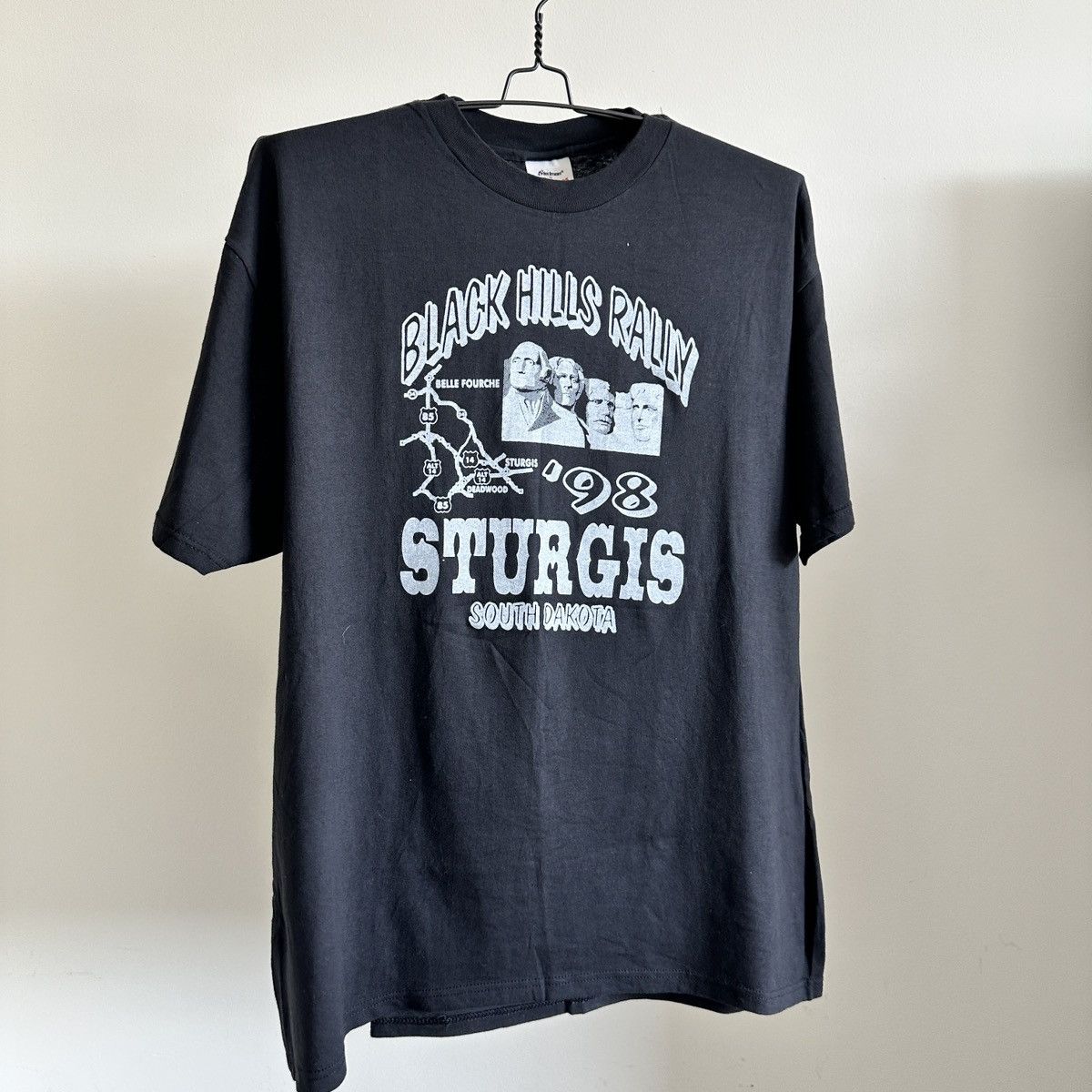 Harley Davidson × Vintage Vintage 1998 Sturgis Harley Davidson Choppers Bike T-Shirt Size US XL / EU 56 / 4 - 4 Thumbnail