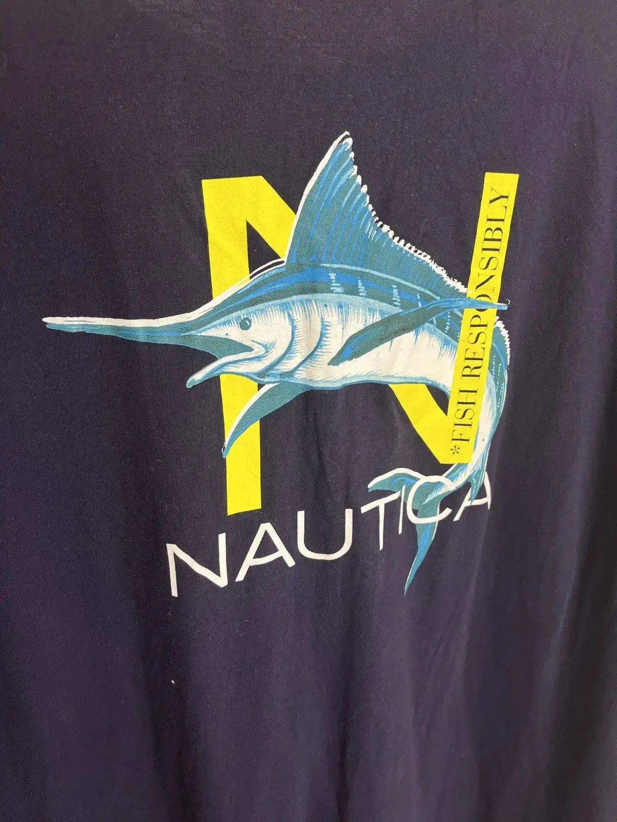Nautica NAUTICA VINTAGE FISH TEE Size US XXL / EU 58 / 5 - 2 Thumbnail