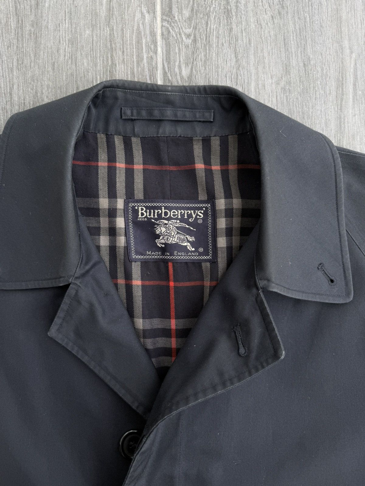 Burberry 1990s Burberrys Nova Check Coat Made in England Casual Style Size L / US 10 / IT 46 - 5 Thumbnail