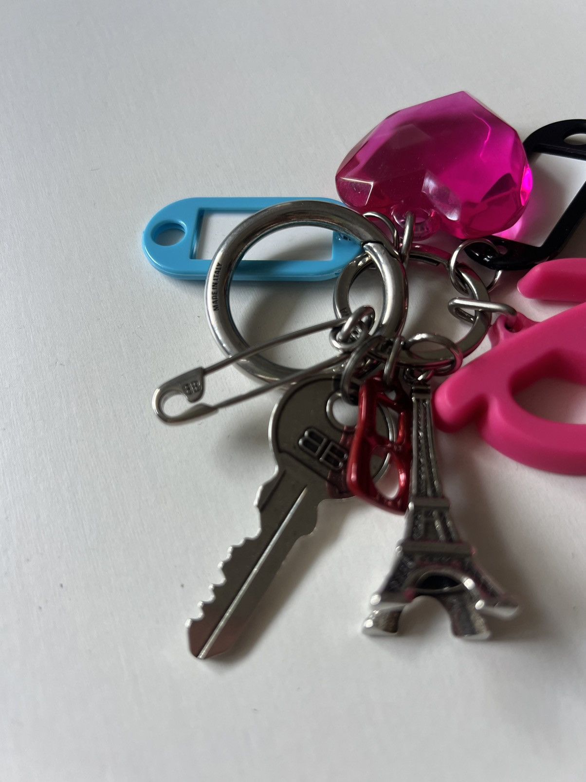 Balenciaga 💥$1.1K VALUE💥 Hourglass Pink Soft Big Souvenir Key Chain Size ONE SIZE - 8 Thumbnail