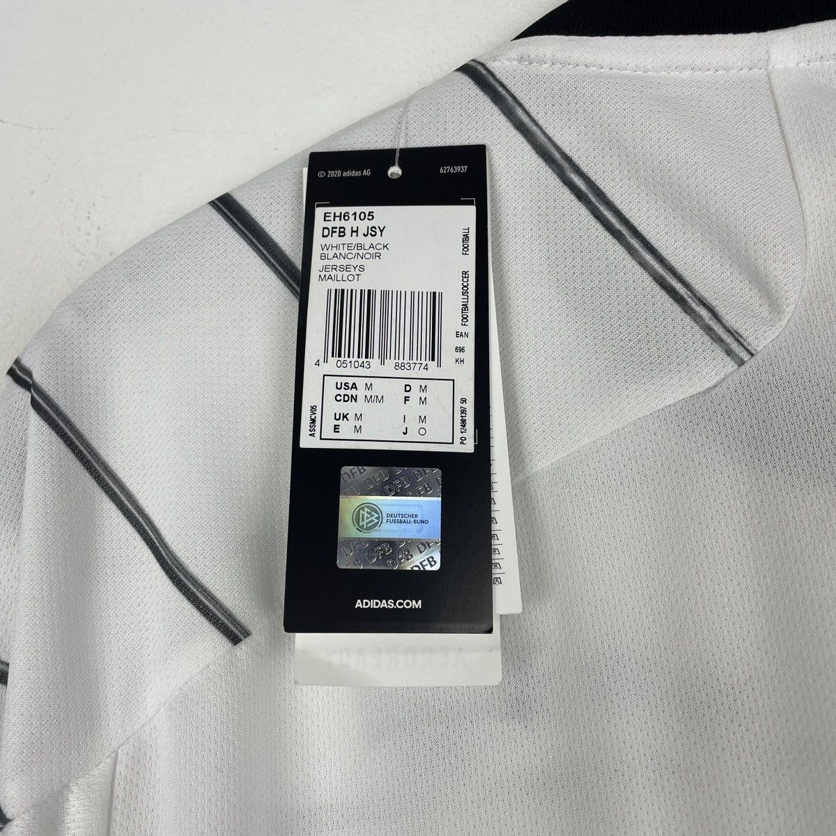 Adidas Germany Adidas Genuine Home Jersey Shirt 2019/2021 size M Size US M / EU 48-50 / 2 - 7 Thumbnail