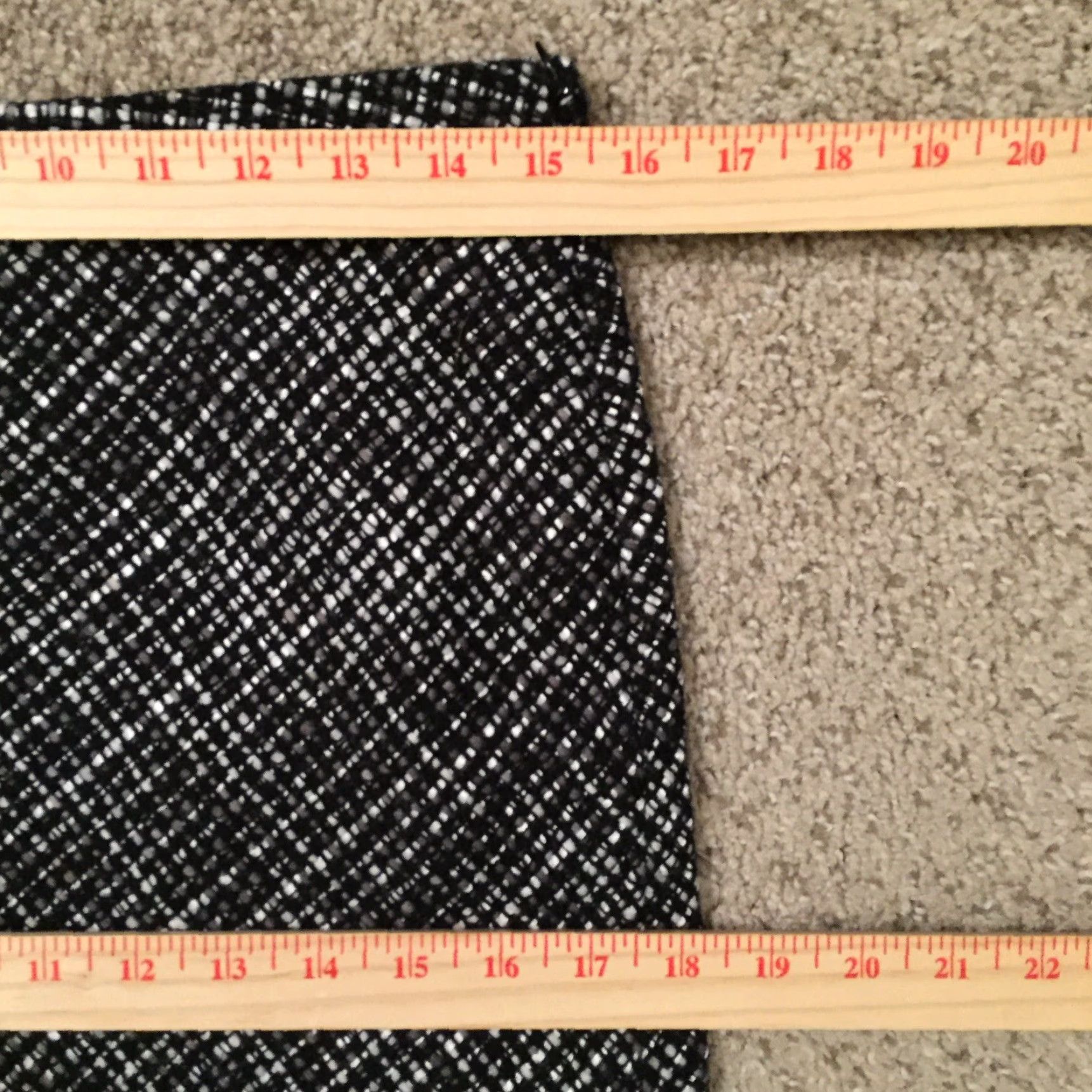 Gap Gap Skirt Women Size 6 Plaid Midi Trumpet Lined Black Gray Size 28" / US 6 / IT 42 - 3 Thumbnail