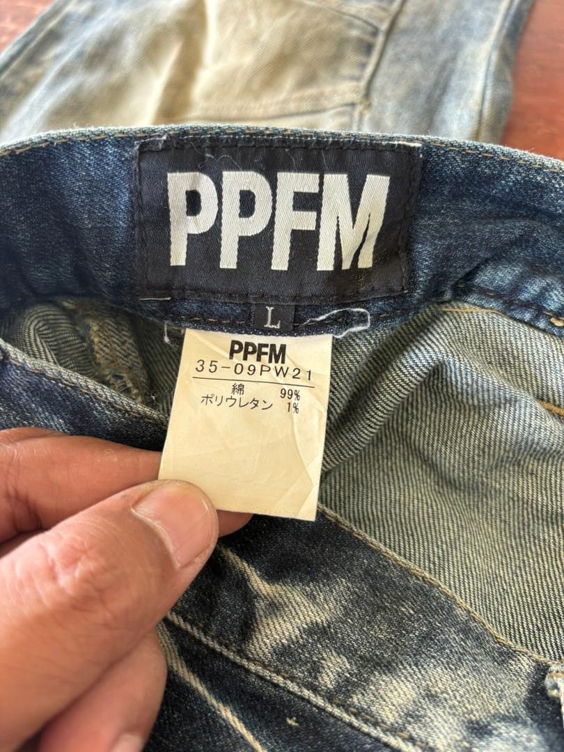 PPFM VTG PPFM Denim Pant Curve Design Rare Design Size US 34 / EU 50 - 16 Thumbnail