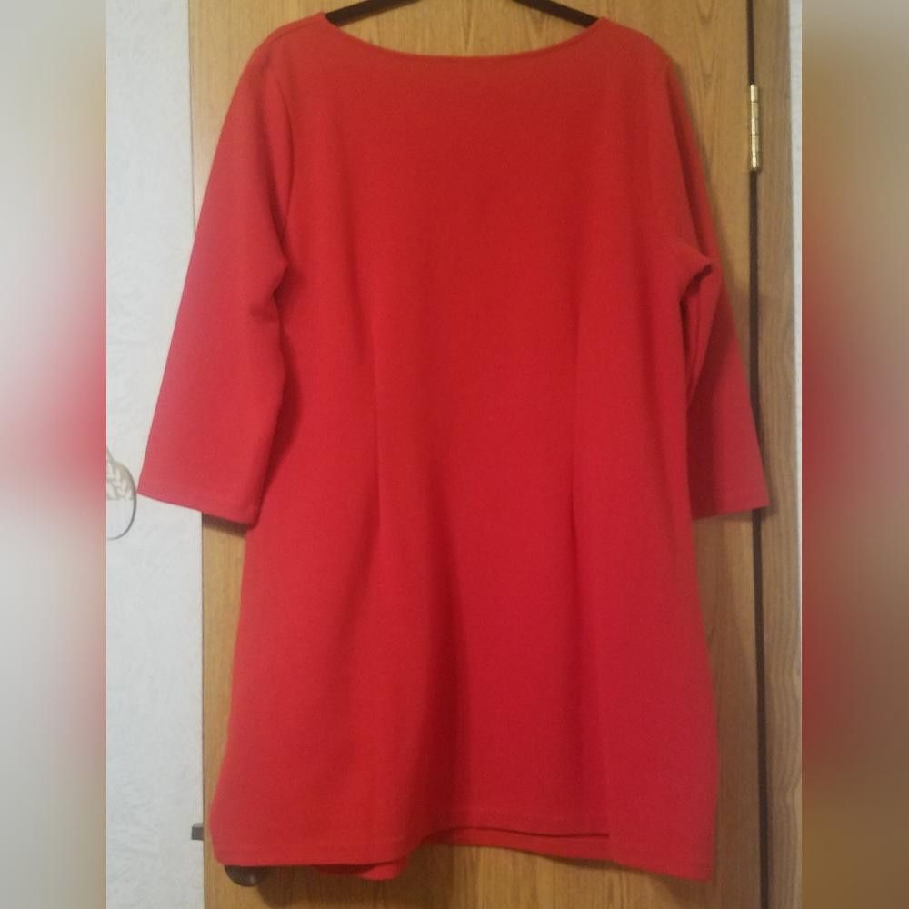 Boden Boden Eegant Red Women's Dress Size 16/18 R Size XXL / US 16-18 / IT 52-54 - 2 Thumbnail