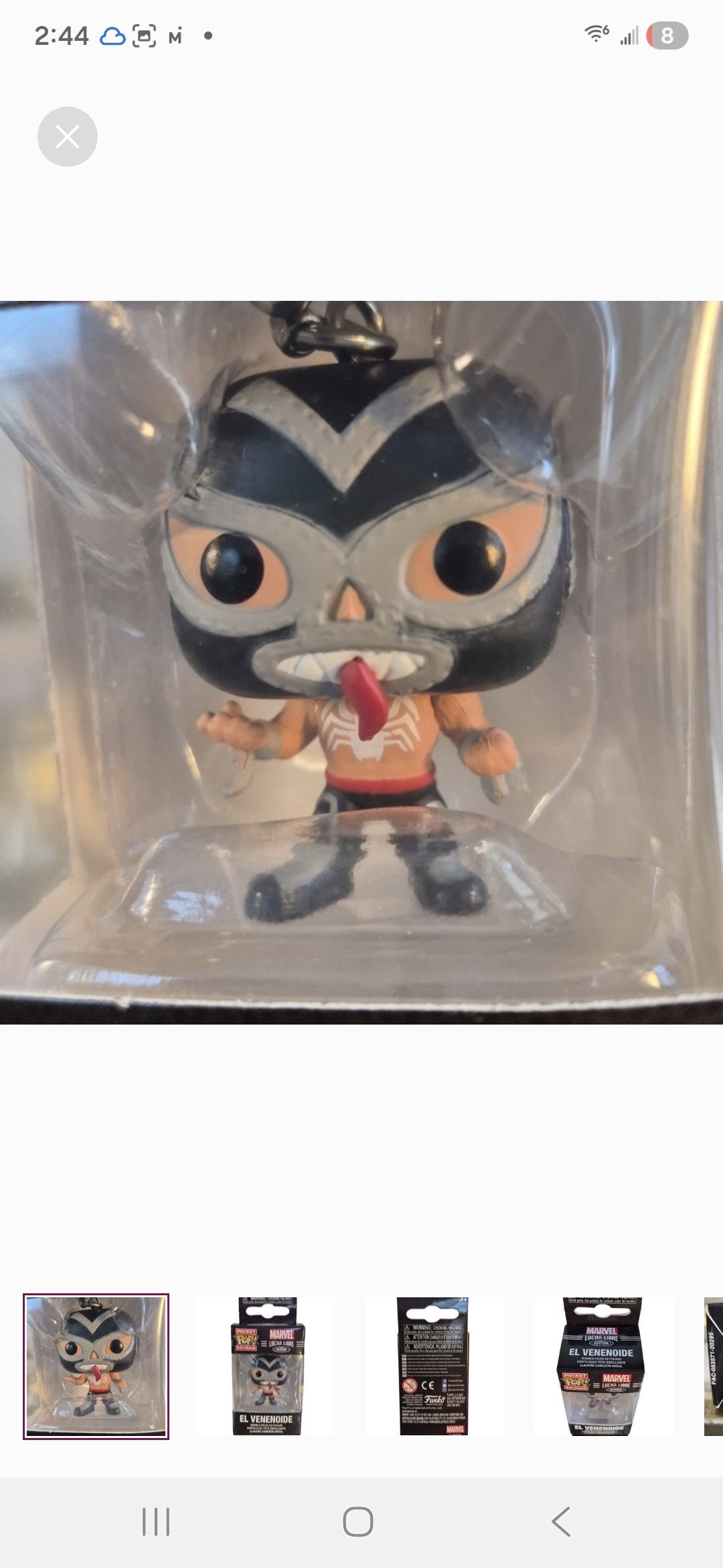 Other Funko × Marvel-EL VENENOIDE POP Edition Keychain Size ONE SIZE - 1 Thumbnail