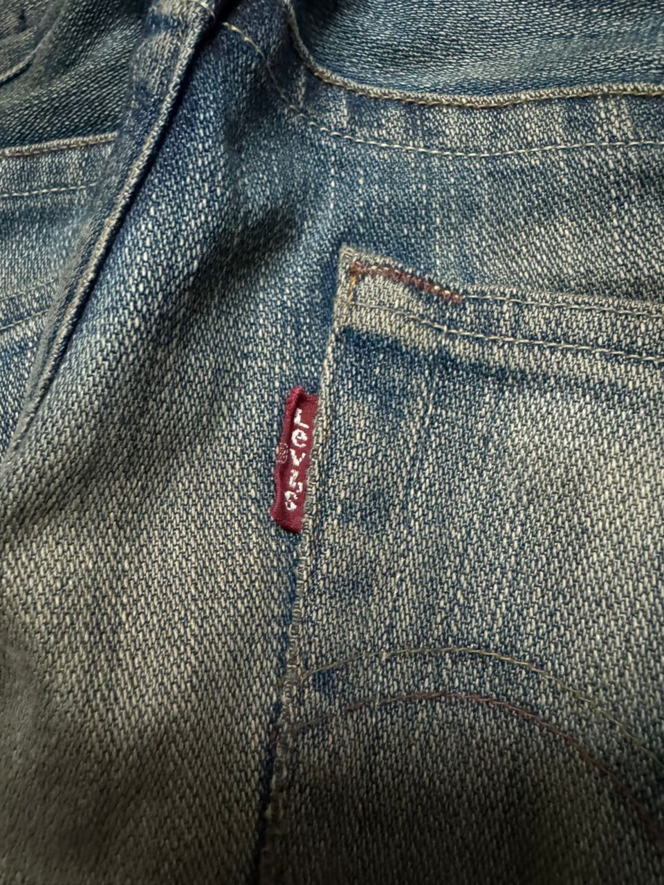 Levi's 💥Insane💥90s Levi’s 505 Premium Rusty Mudwash Thrashed Nice Size US 30 / EU 46 - 20 Thumbnail