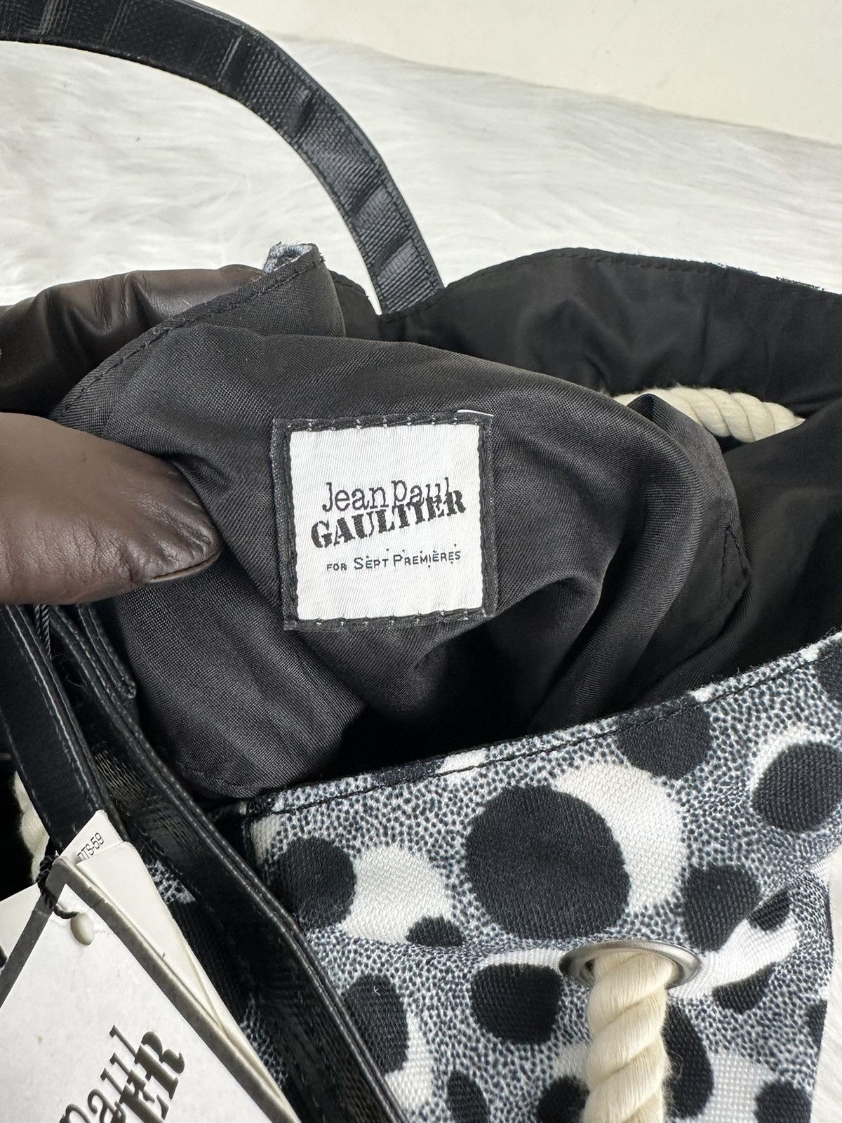 Jean Paul Gaultier Authentic Jean Paul Gaultier Drawstring Backpack Shoulder Size ONE SIZE - 6 Thumbnail