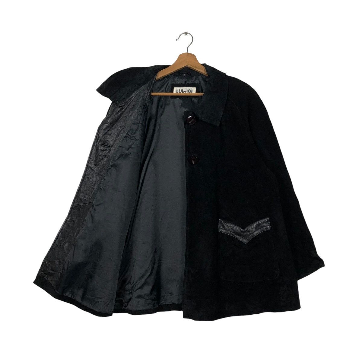 Japanese Brand 🔥VINTAGE CROPPED GENUINE LEATHER JACKET LUIMOI ISSEY MIYAKE Size US M / EU 48-50 / 2 - 13 Thumbnail