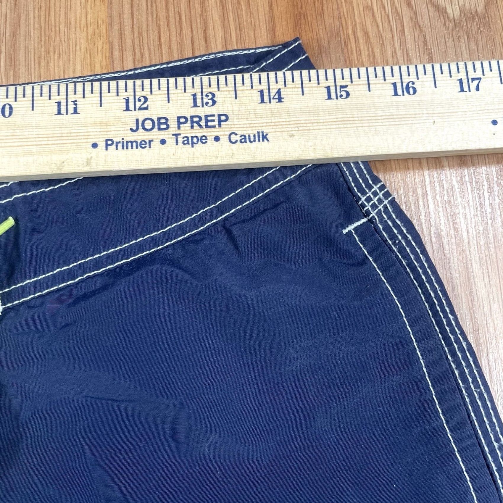 Express Express Shorts Mens 30 Navy Blue Drawstring Swim Trunks Beach Polyester Blend Nylon Polyester Size US 30 / EU 46 - 5 Thumbnail