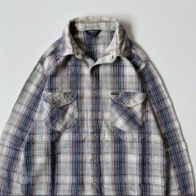 Japanese Brand × Oshkosh × Vintage Oshkosh bgosh japan workwear flannel shirt Size US L / EU 52-54 / 3 - 2 Thumbnail