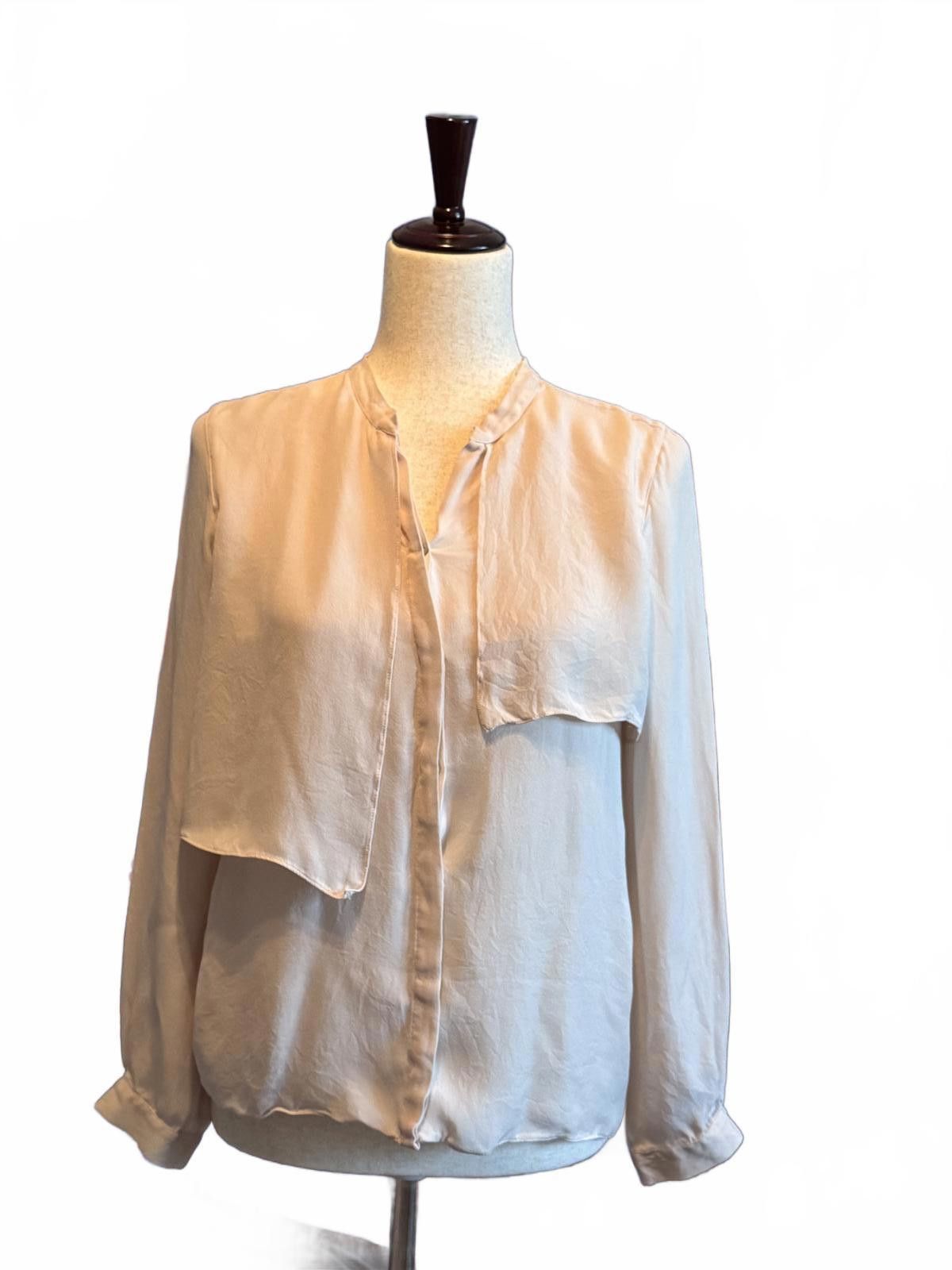 Other ZARA WOMAN Elegant Pale Blush Blouse - Size US S Size S / US 4 / IT 40 - 1 Thumbnail