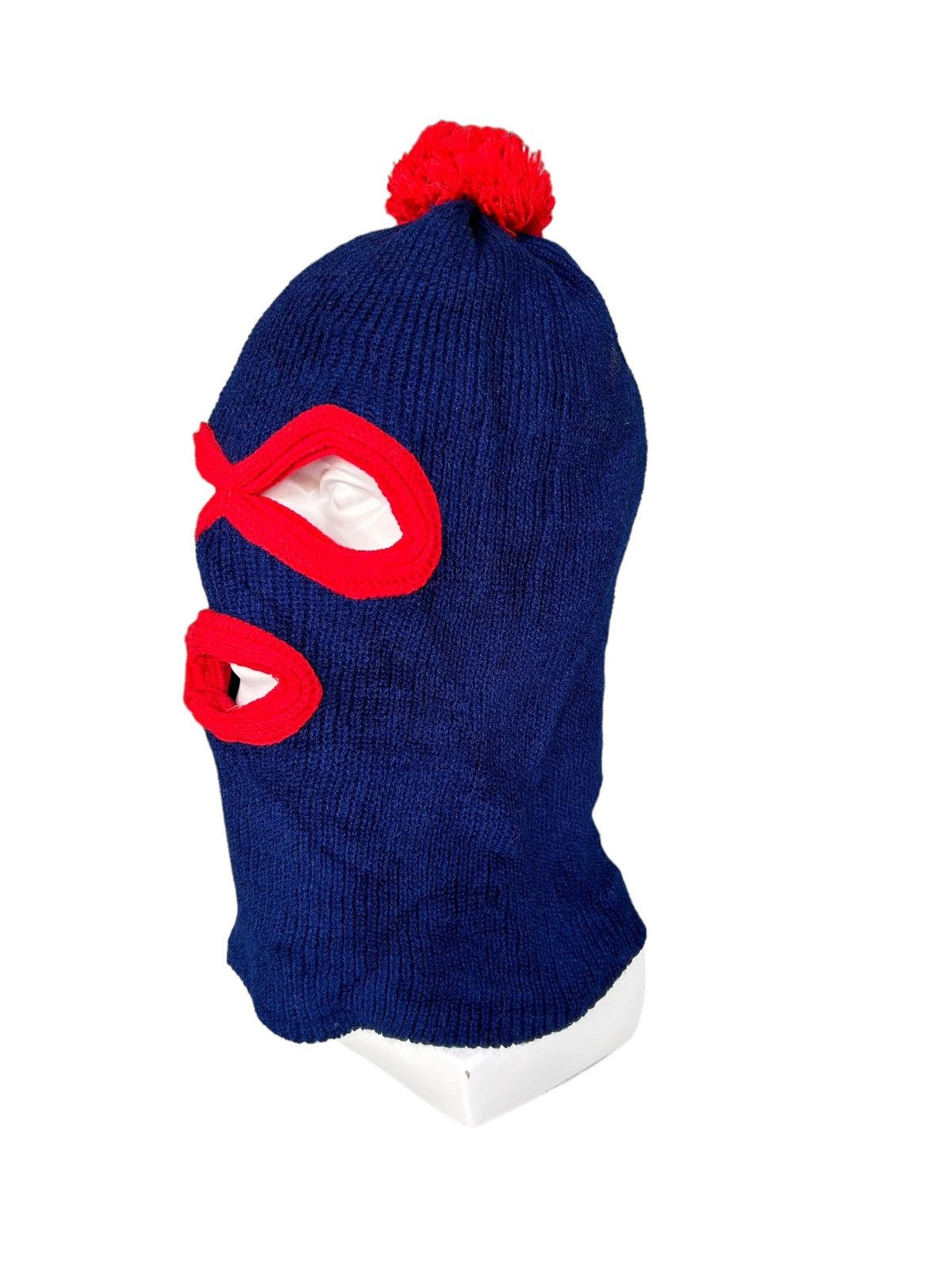 Japanese Brand × Kapital × Vintage Balaclava Masked Japanese Style knitt Beanie Rare 🎌☠️ Size ONE SIZE - 2 Thumbnail