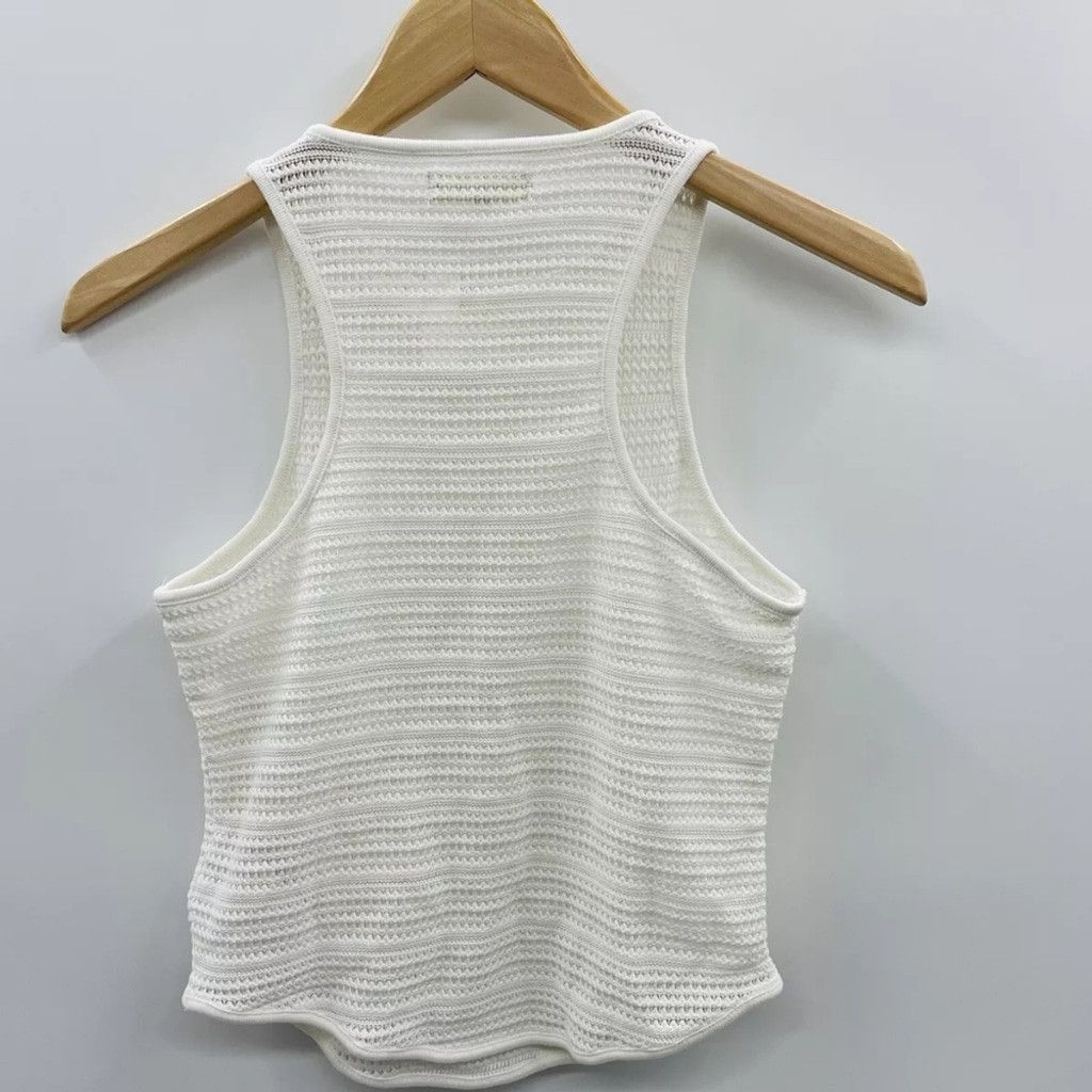 Madewell NWT Madewell Crochet-Knit Cutaway Tank Size XS / US 0-2 / IT 36-38 - 5 Thumbnail