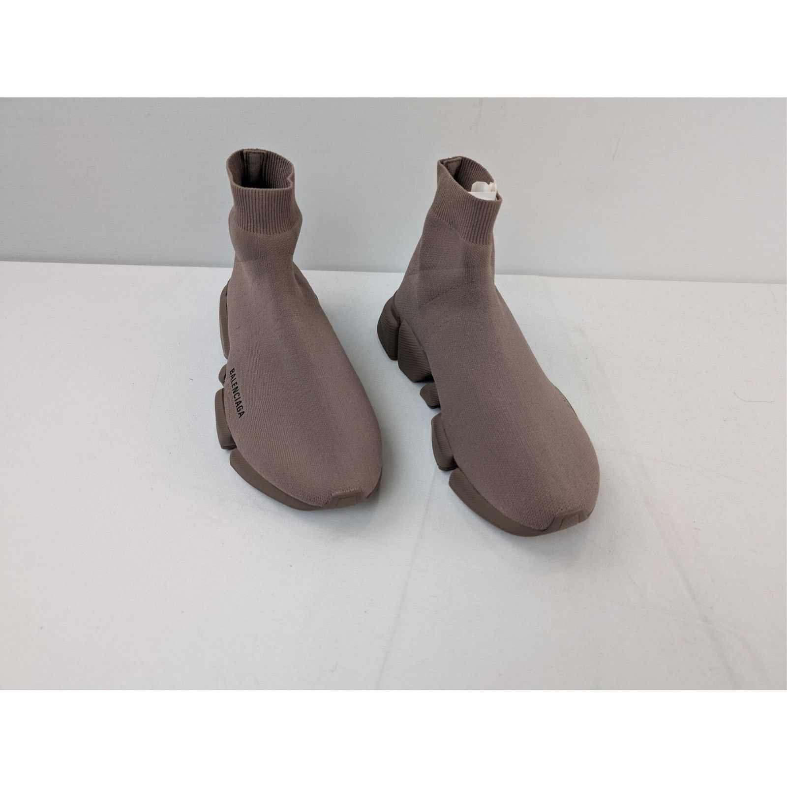 Balenciaga o1rshd1 Speed 2.0 Recycled Low-Top Sneakers in Mink Grey Size US 13 / EU 46 - 6 Thumbnail