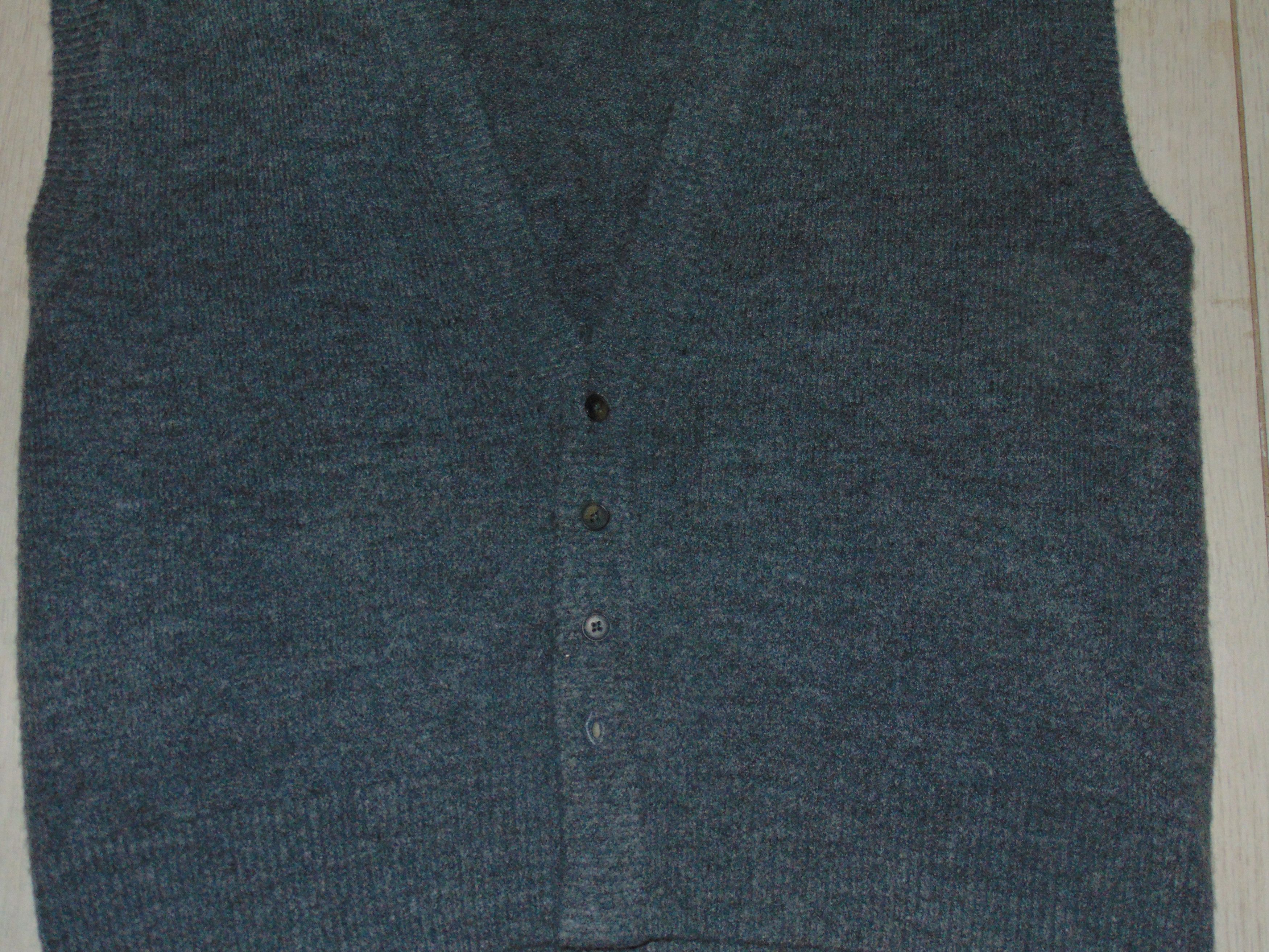 Oak + Fort Vintage Grey Sweater Vest Size US S / EU 44-46 / 1 - 4 Thumbnail