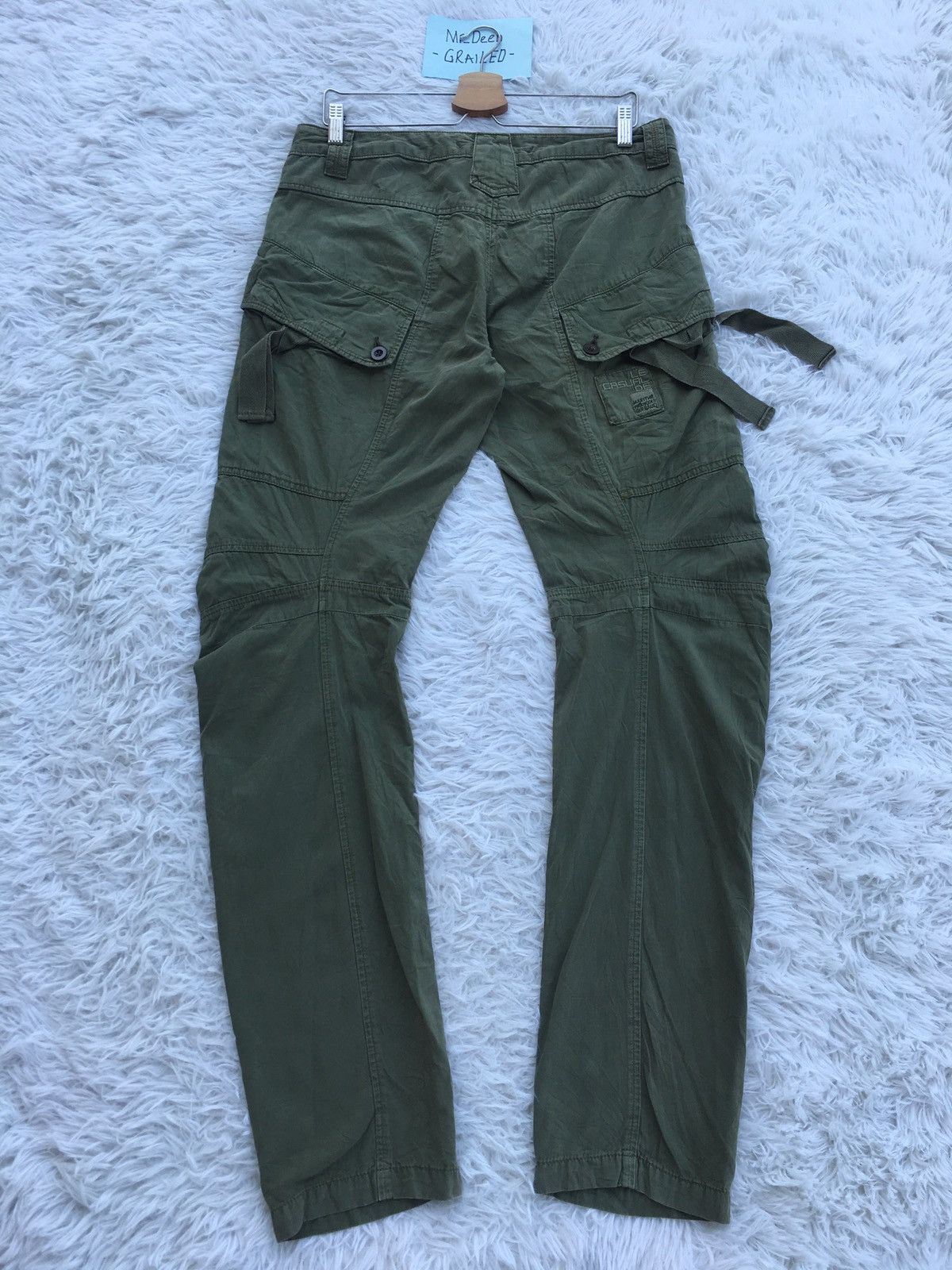 Marithe + Francois Girbaud Rare Vintage Marithe Francois Girbaud Cargo Pant Size US 33 - 13 Thumbnail