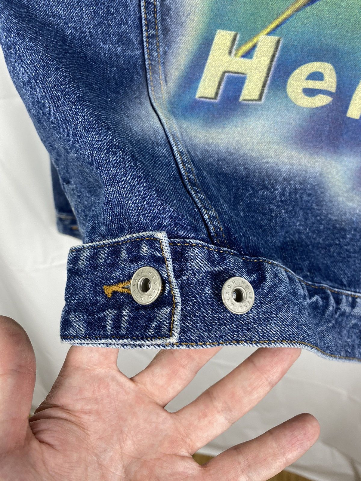 Heron Preston Heron Preston Denim Airbrush Heron Jacket Printed size S Size US S / EU 44-46 / 1 - 12 Thumbnail