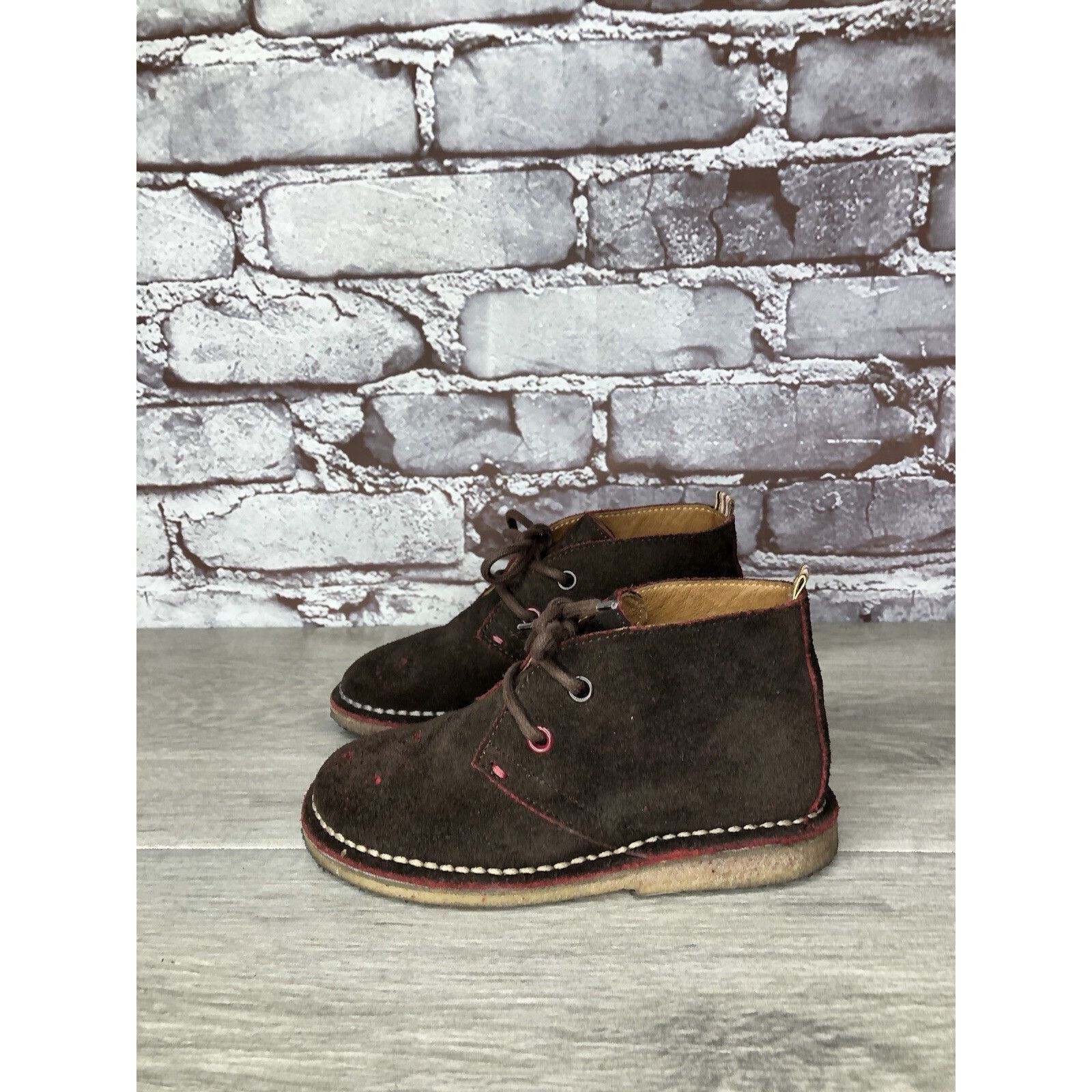 Paul Smith Paul Smith Junior Brown Suede Leather Chukka Lace Up Boots B Size US 10 / EU 43 - 1 Thumbnail