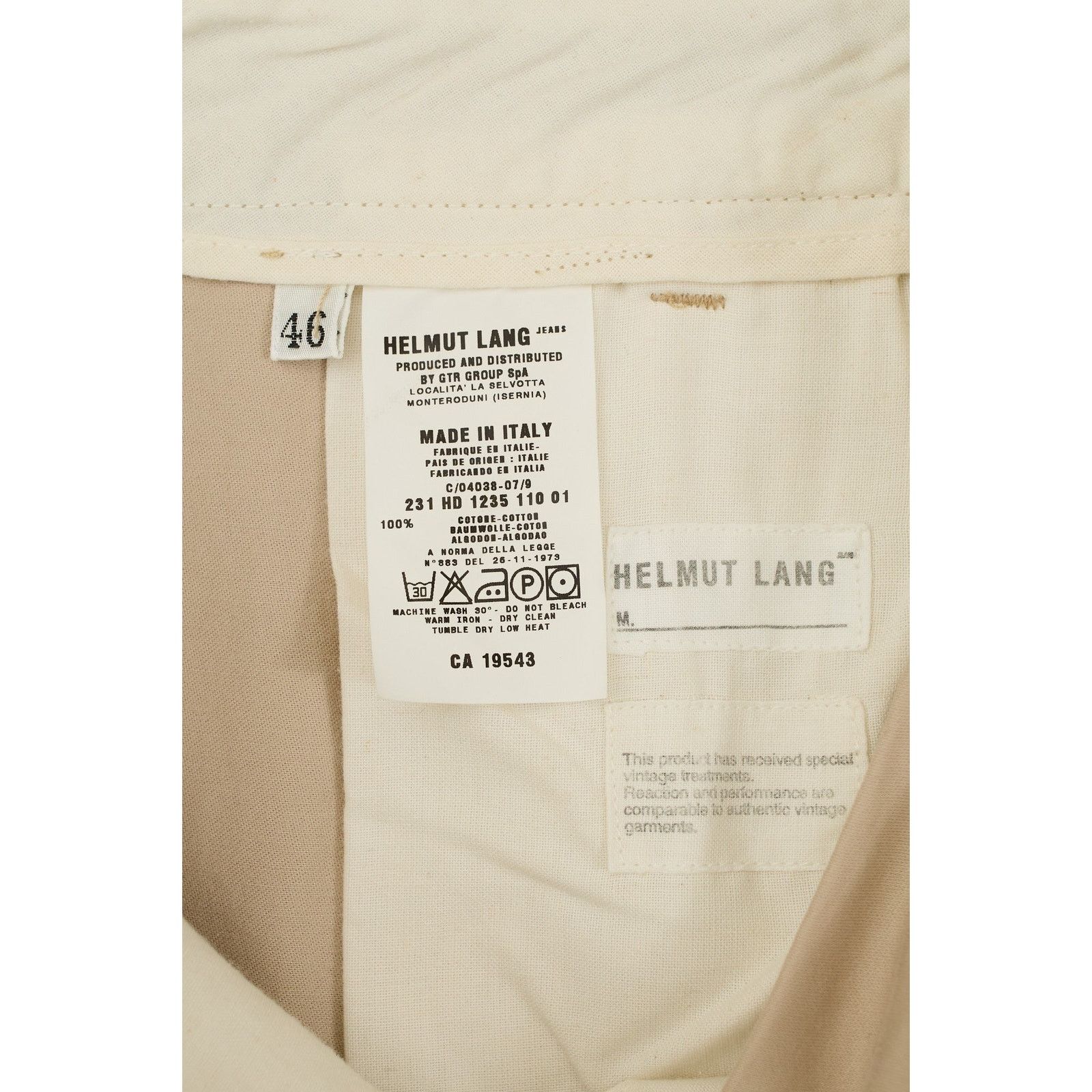 Helmut Lang Beige Straps Trousers Size US 30 / EU 46 - 4 Thumbnail