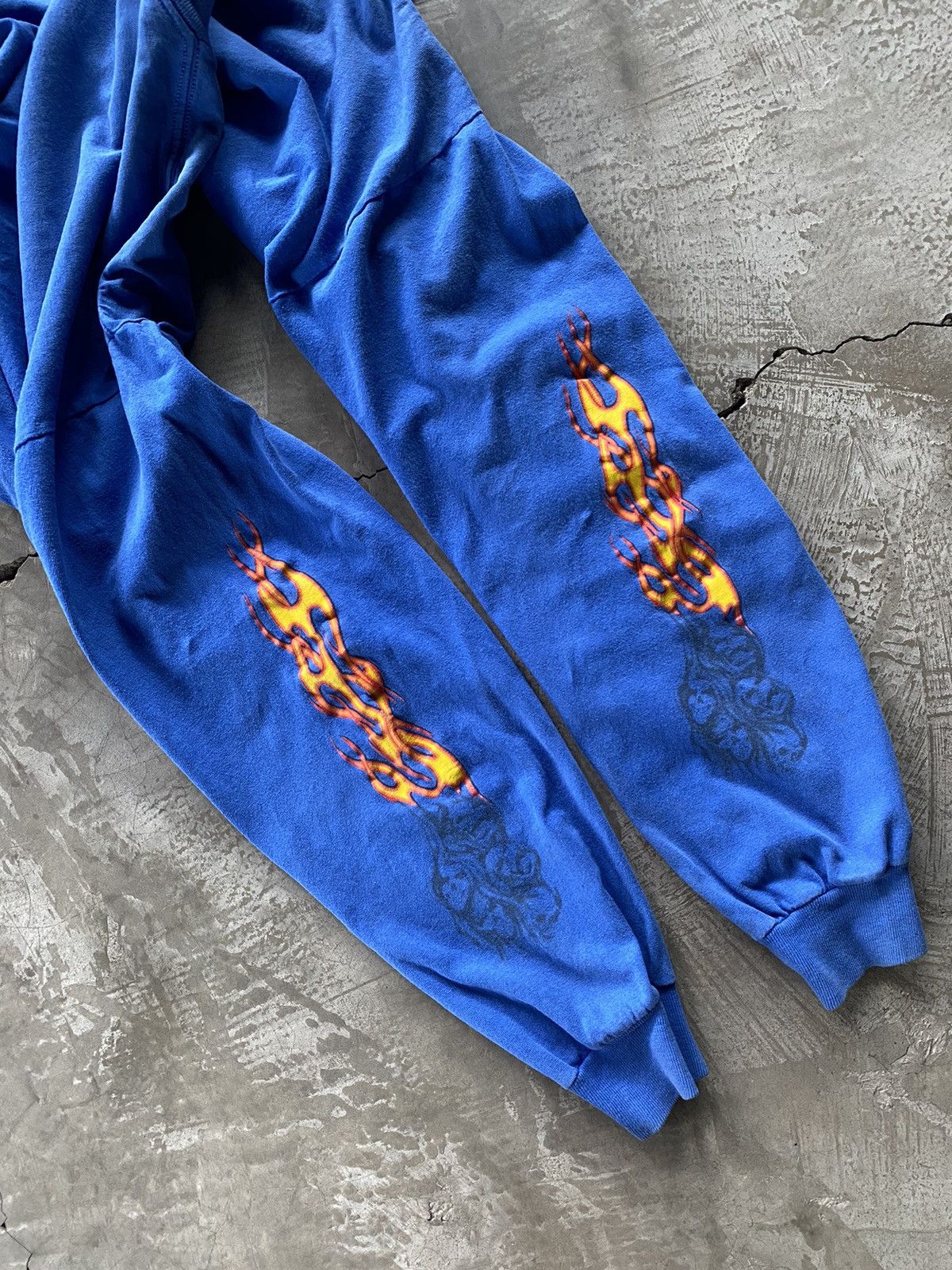 Vintage Vintage Redsand Flame Long Sleeve 2000 Size US XL / EU 56 / 4 - 4 Thumbnail