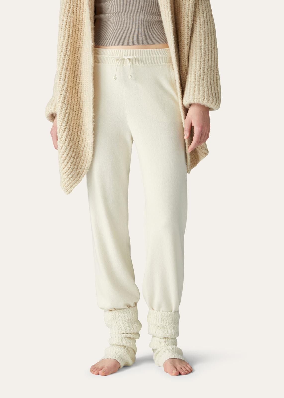 Loro Piana o1srvl11e1125 FAN1850 Cocooning Pant in White Size 27" / US 4 / IT 40 - 2 Thumbnail