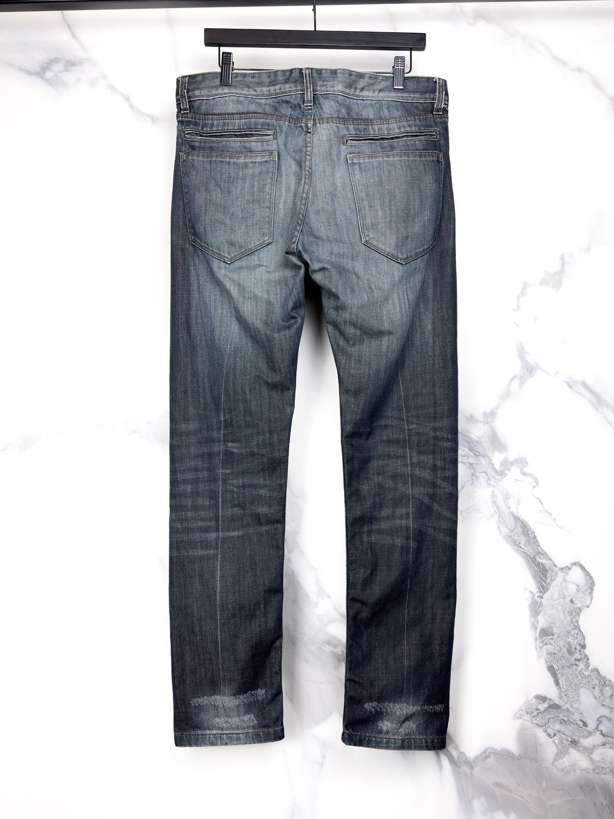 Raf Simons Raf By Raf Simons Faded Indigo Denim Jeans Distressed Size US 32 / EU 48 - 2 Thumbnail