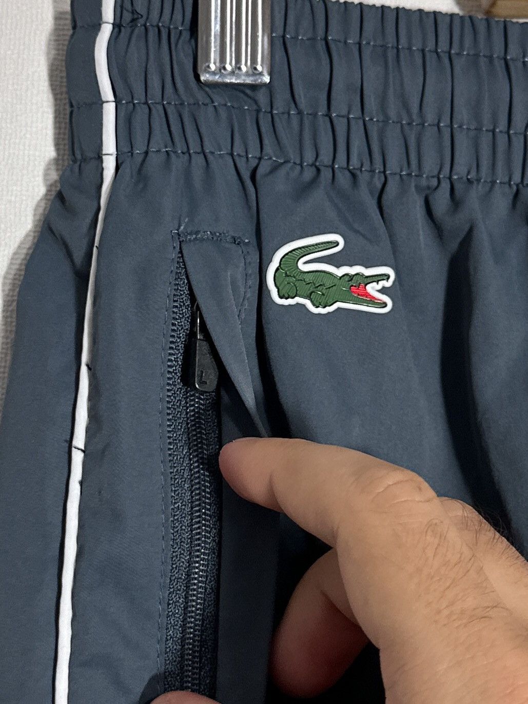 Lacoste Lacoste Nylon Trackpants Drill Logo Y2K Size US 32 / EU 48 - 5 Thumbnail