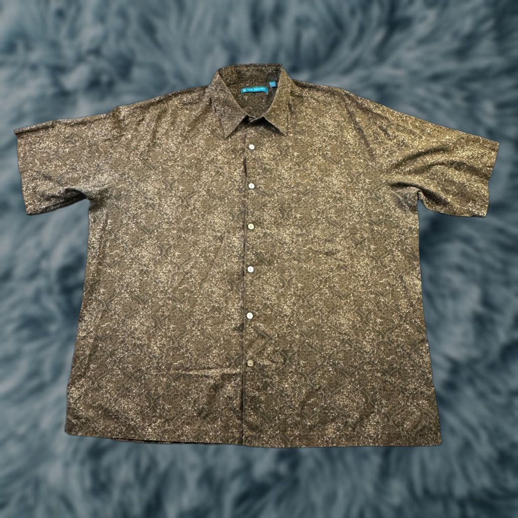 Tori Richard Tori Richard Shirt Extra Large Mens Brown Button Up Camp Size US XL / EU 56 / 4 - 1 Thumbnail