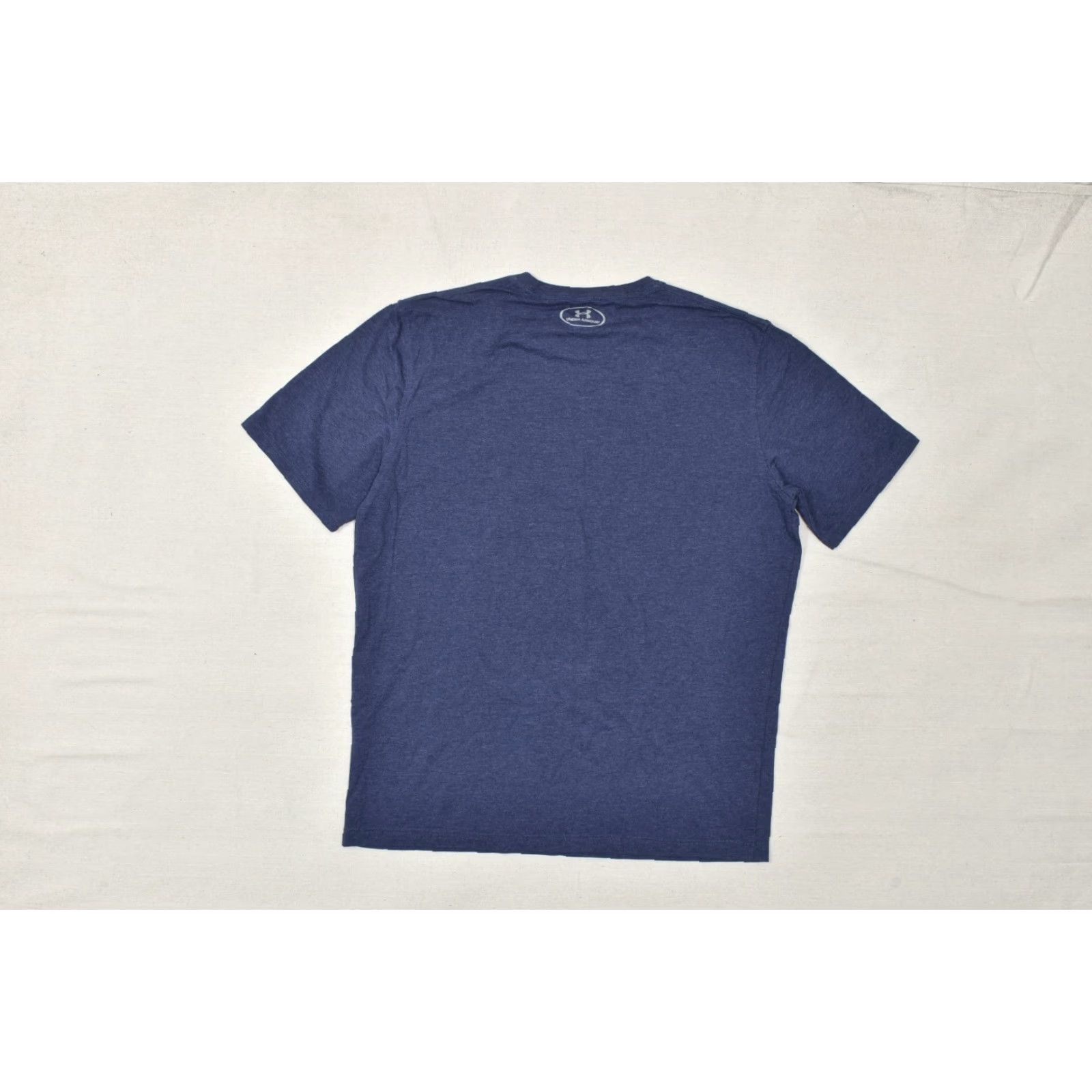 Under Armour Under Armour HeatGear Shirt Men's Large Blue Short Sleeve Graphic Print Crew Neck Logo Loose Fit T-Shirt Size US L / EU 52-54 / 3 - 8 Thumbnail