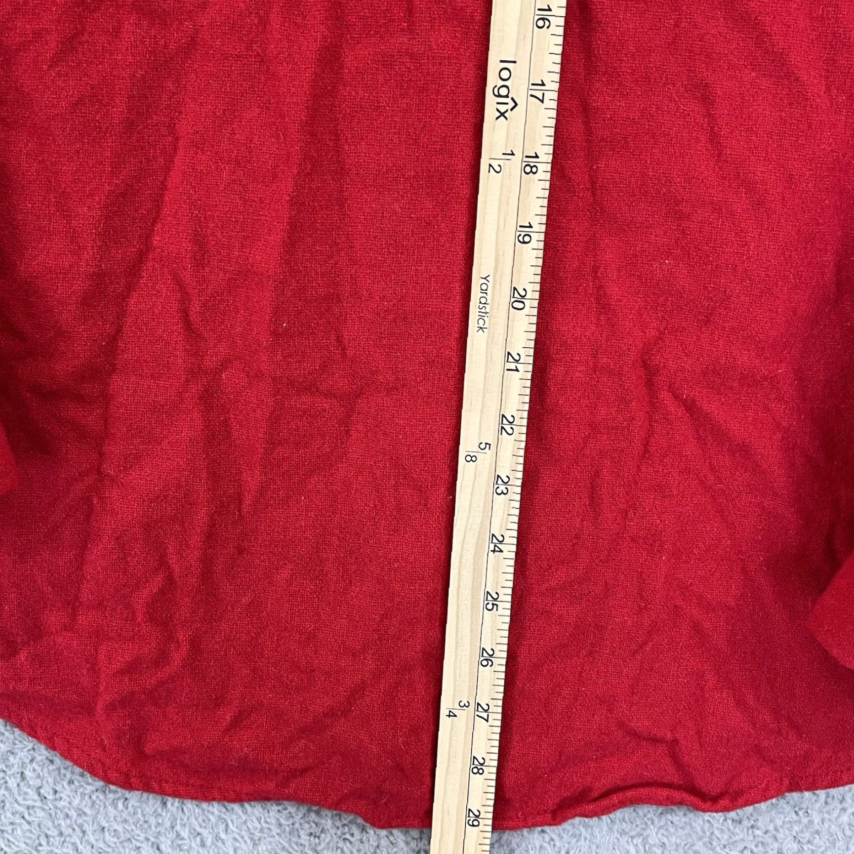 Vintage VINTAGE Gander Mountain Shirt Mens XL Red Wool Button-Up Flannel 80s USA Elbow Pad Brass Angel Pattern Size US XL / EU 56 / 4 - 7 Thumbnail