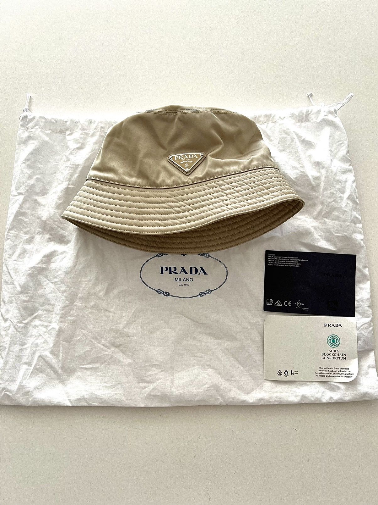 NWT Prada Bucket Hat Black Wool Bucket Hat | PRADA main image 2