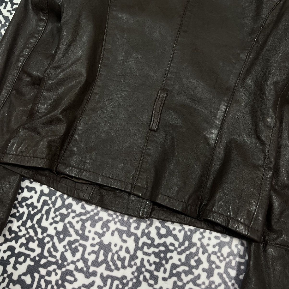 Japanese Brand Vintage Y2K Leather Zip Jacket Japanese Casual Casual Style Size S / US 4 / IT 40 - 13 Thumbnail