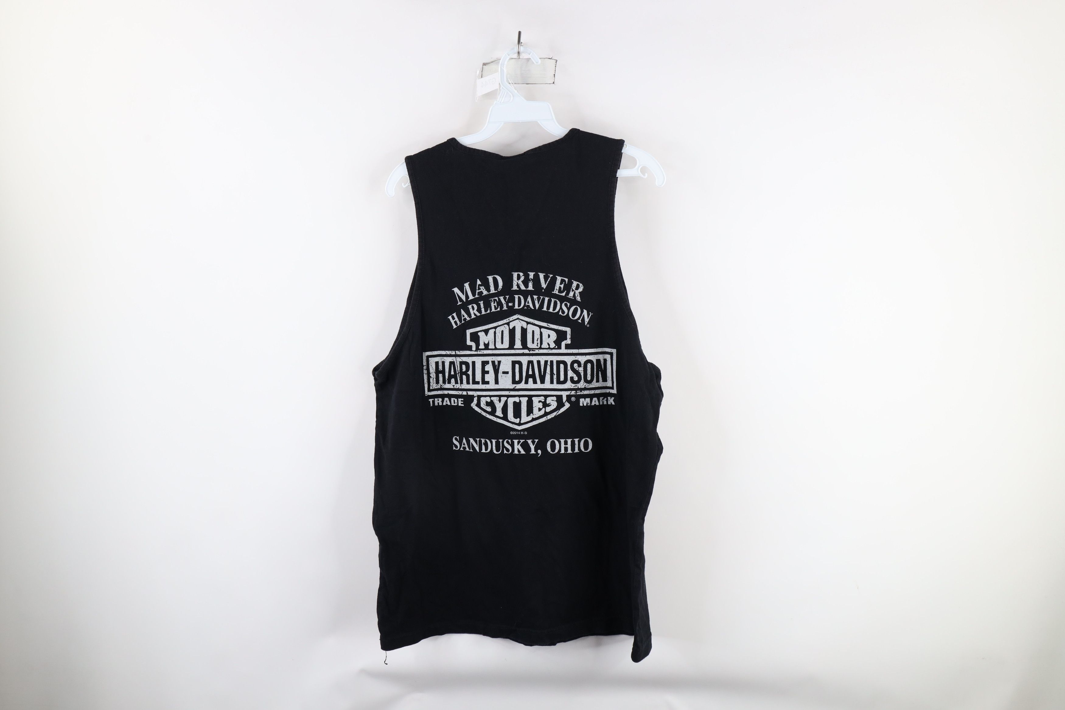 Harley Davidson × Vintage Vintage Y2K Harley Davidson Bike Week Skull Tank Top T-Shirt Size US L / EU 52-54 / 3 - 11 Thumbnail