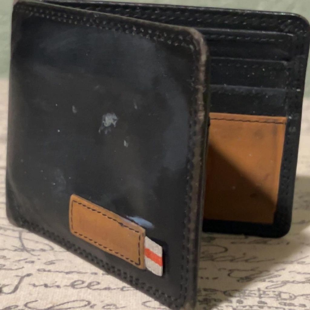 Timberland Timberland black leather wallet w wear #leather #bifold Size ONE SIZE - 4 Thumbnail
