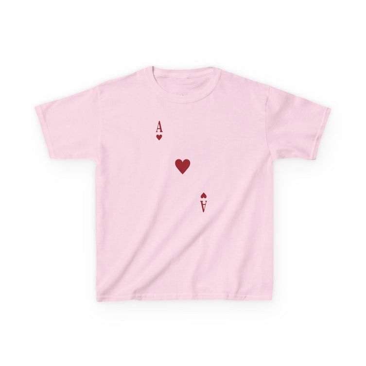 Other Pink Ace Of Hearts Baby Tee Size M / US 6-8 / IT 42-44 - 1 Thumbnail