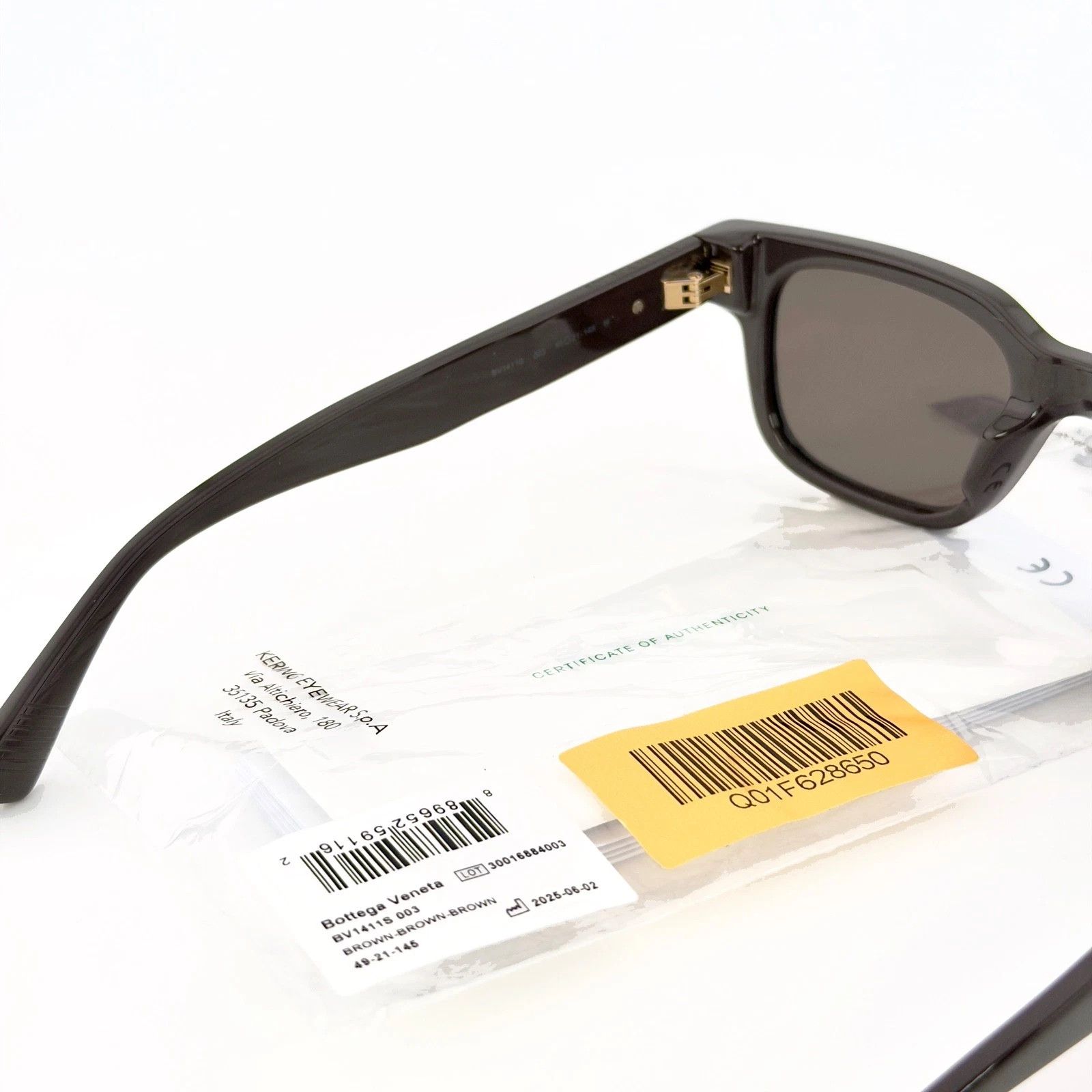 Bottega Veneta BOTTEGA VENETA 1411 BV1411S Classic Unisex Sunglass 003 Size ONE SIZE - 8 Thumbnail
