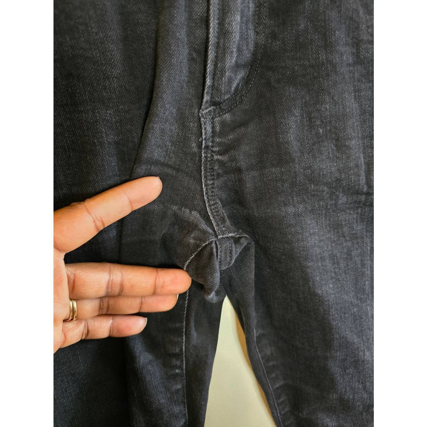 Agolde AGOLDE Feel Good Jeans Women’s Size 30 High Rise Black Organ Size 30" / US 8 / IT 44 - 7 Thumbnail