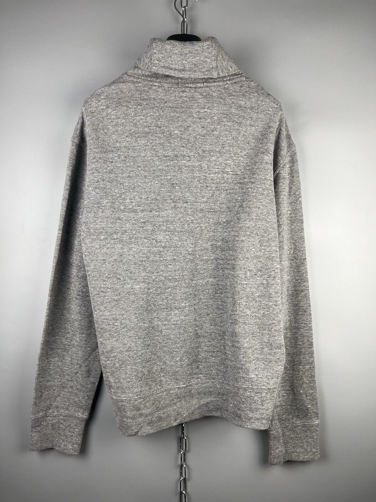 Polo Ralph Lauren Polo Ralph Lauren Shawl Neck Gray Pullover Sweater Size US M / EU 48-50 / 2 - 8 Thumbnail