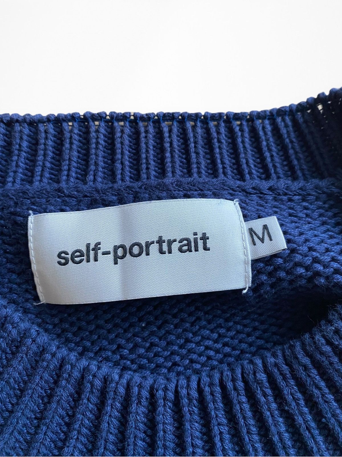 Self-Portrait Self-Portrait geometric Knitt crew long sweater Size M / US 6-8 / IT 42-44 - 5 Thumbnail